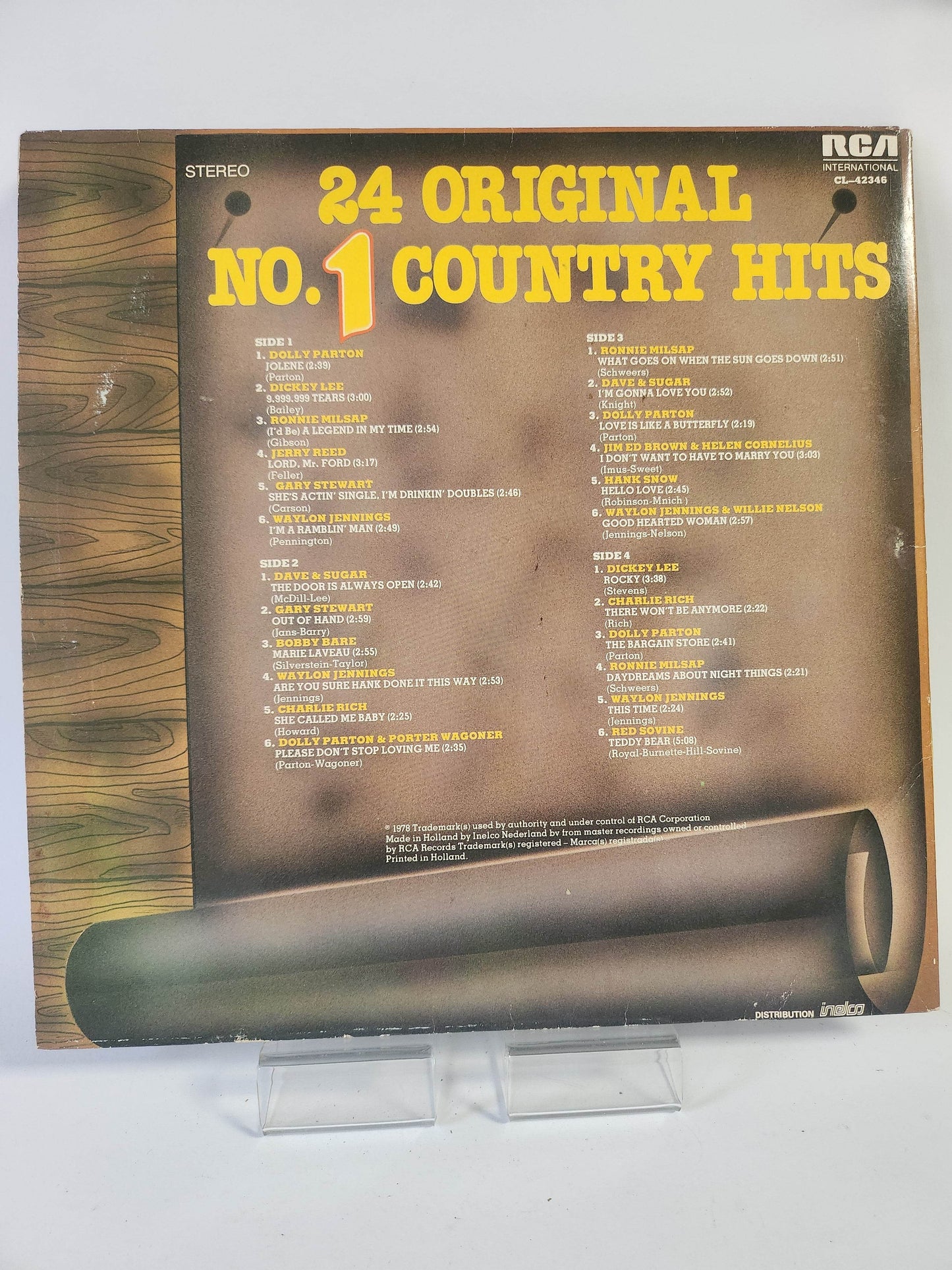 24 Original No 1 Country Hits LP Vinyl - Feniks Gameshop