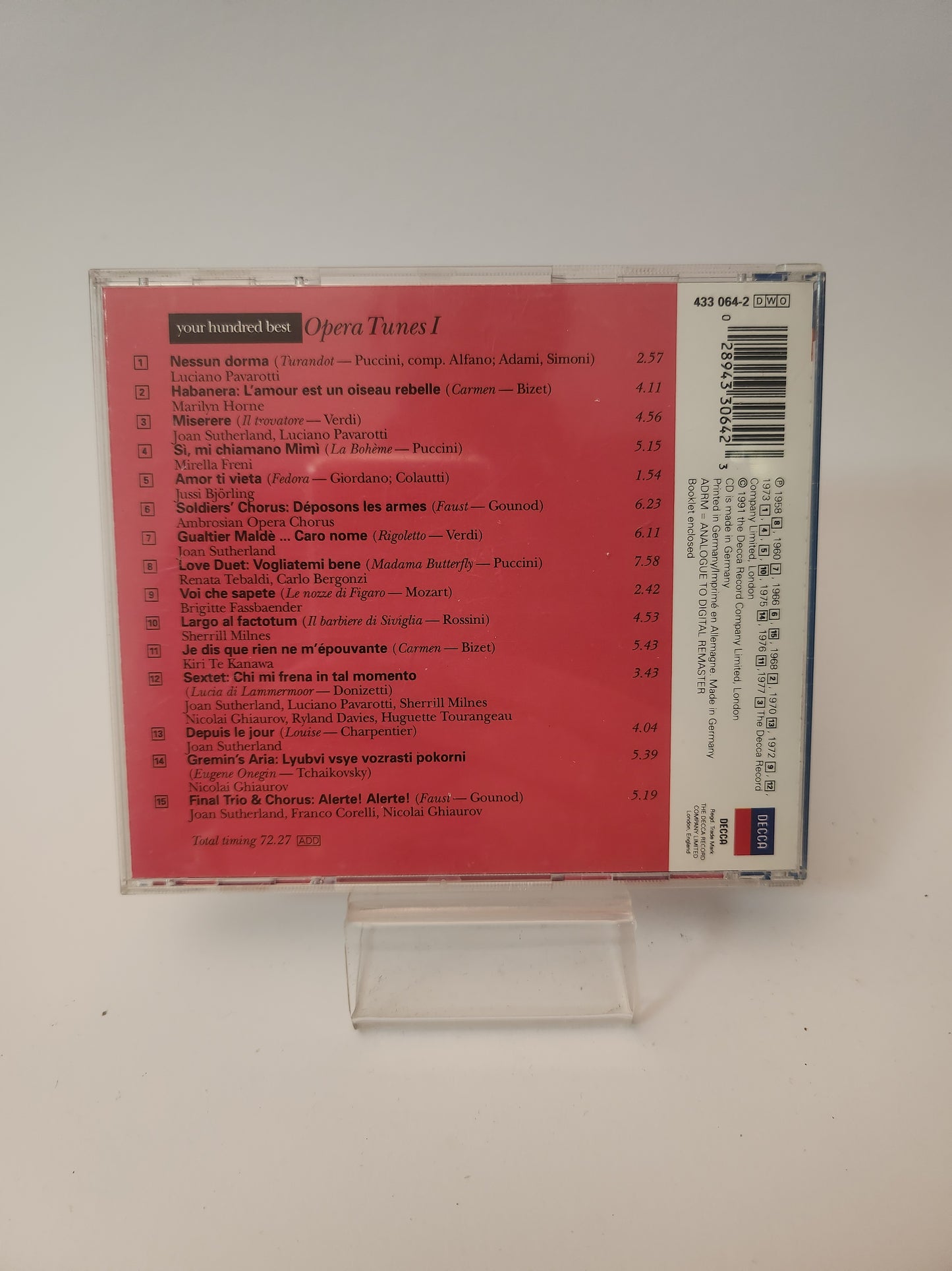 Your Hundred Best Opera Tunes 1 CD