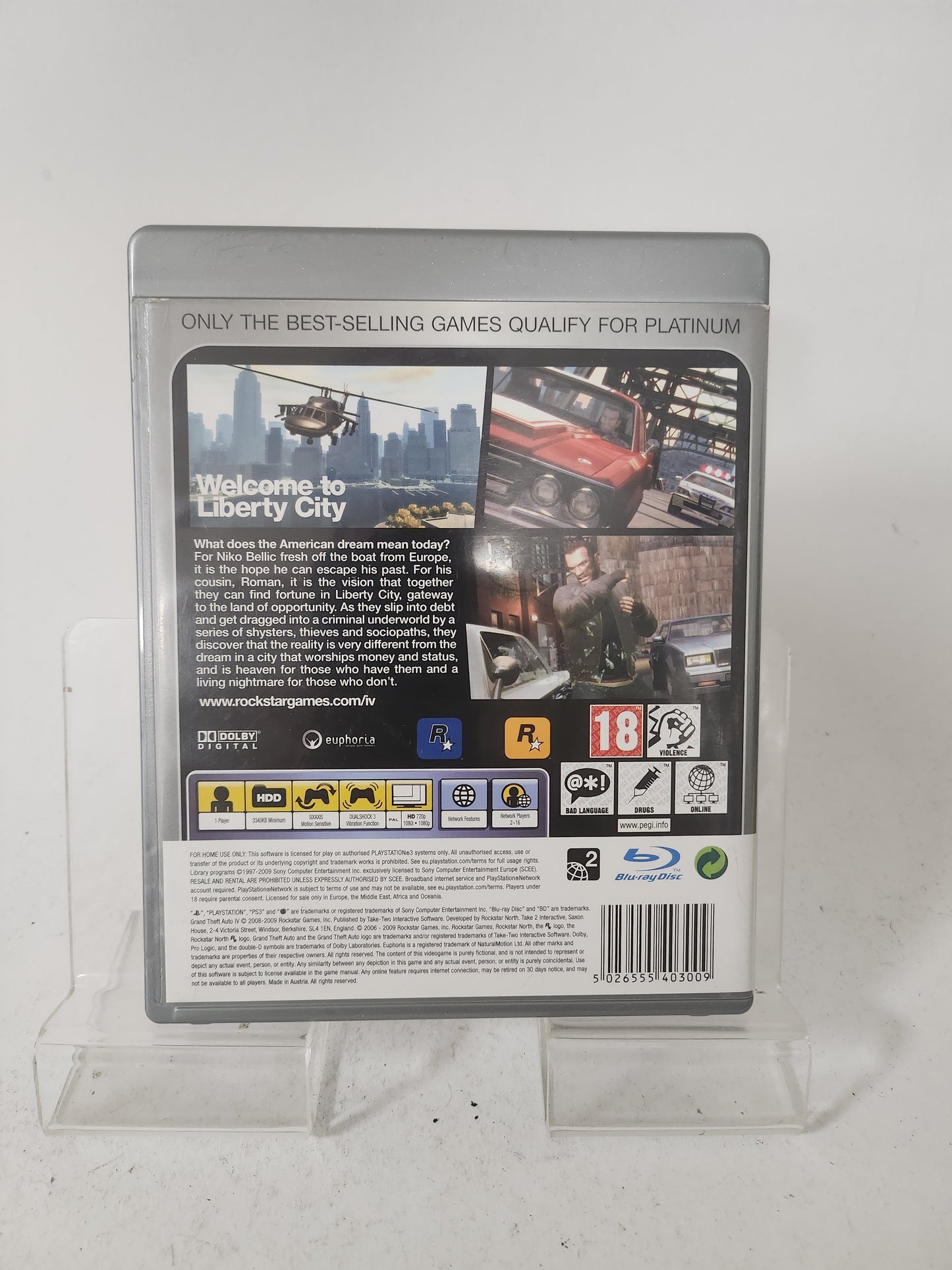 Grand Theft Auto IV Platinum Playstation 3