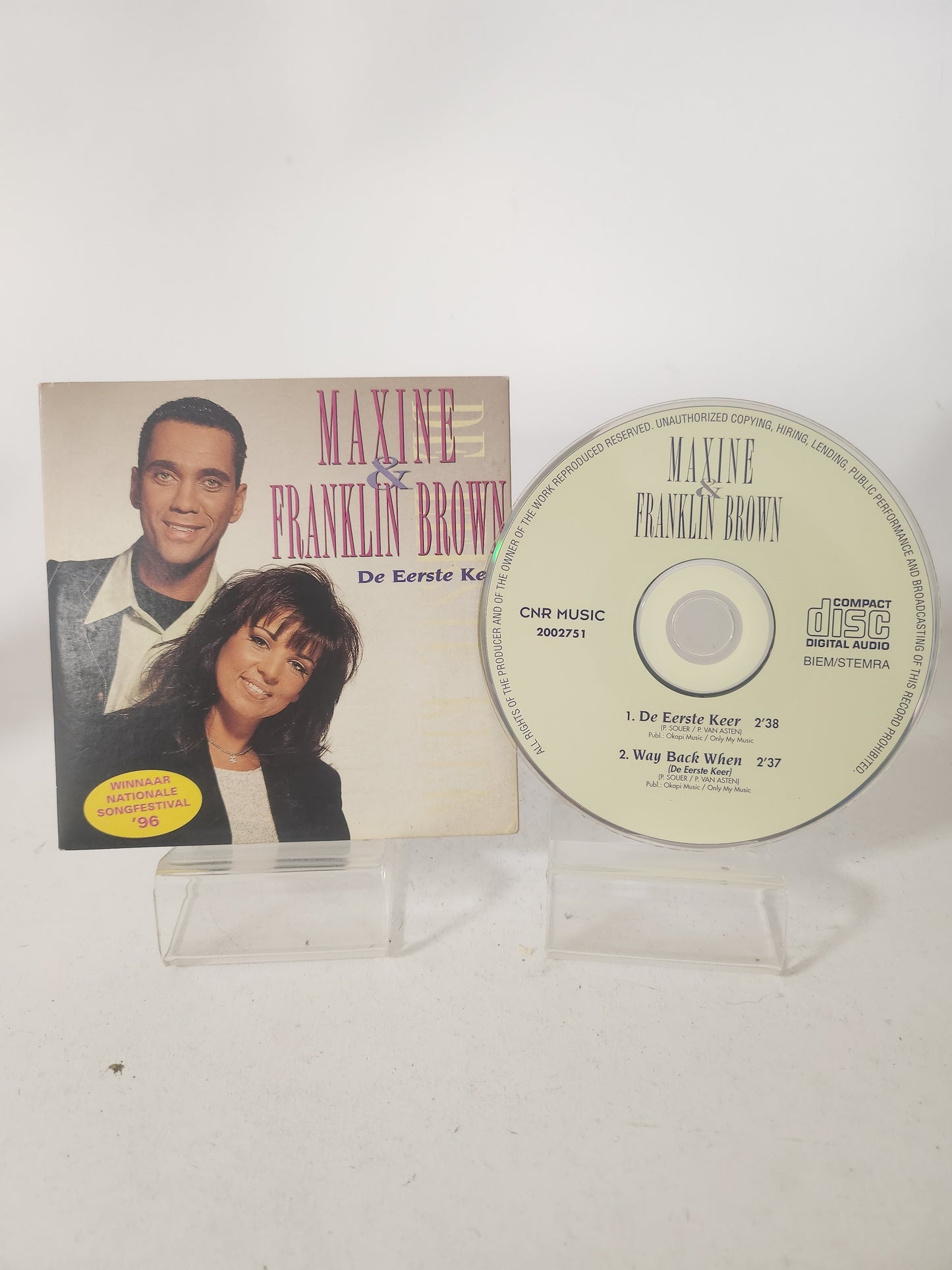 Maxine & Franklin Brown: de Eerste Keer CD Single