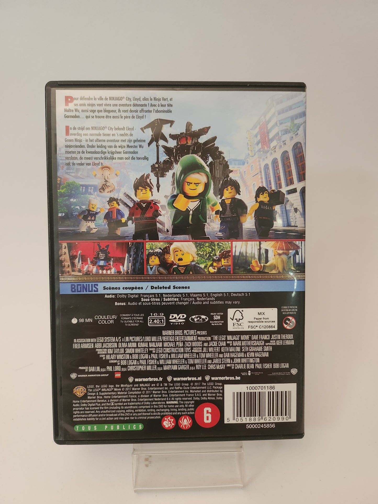 Lego Ninjago Movie DVD Kids