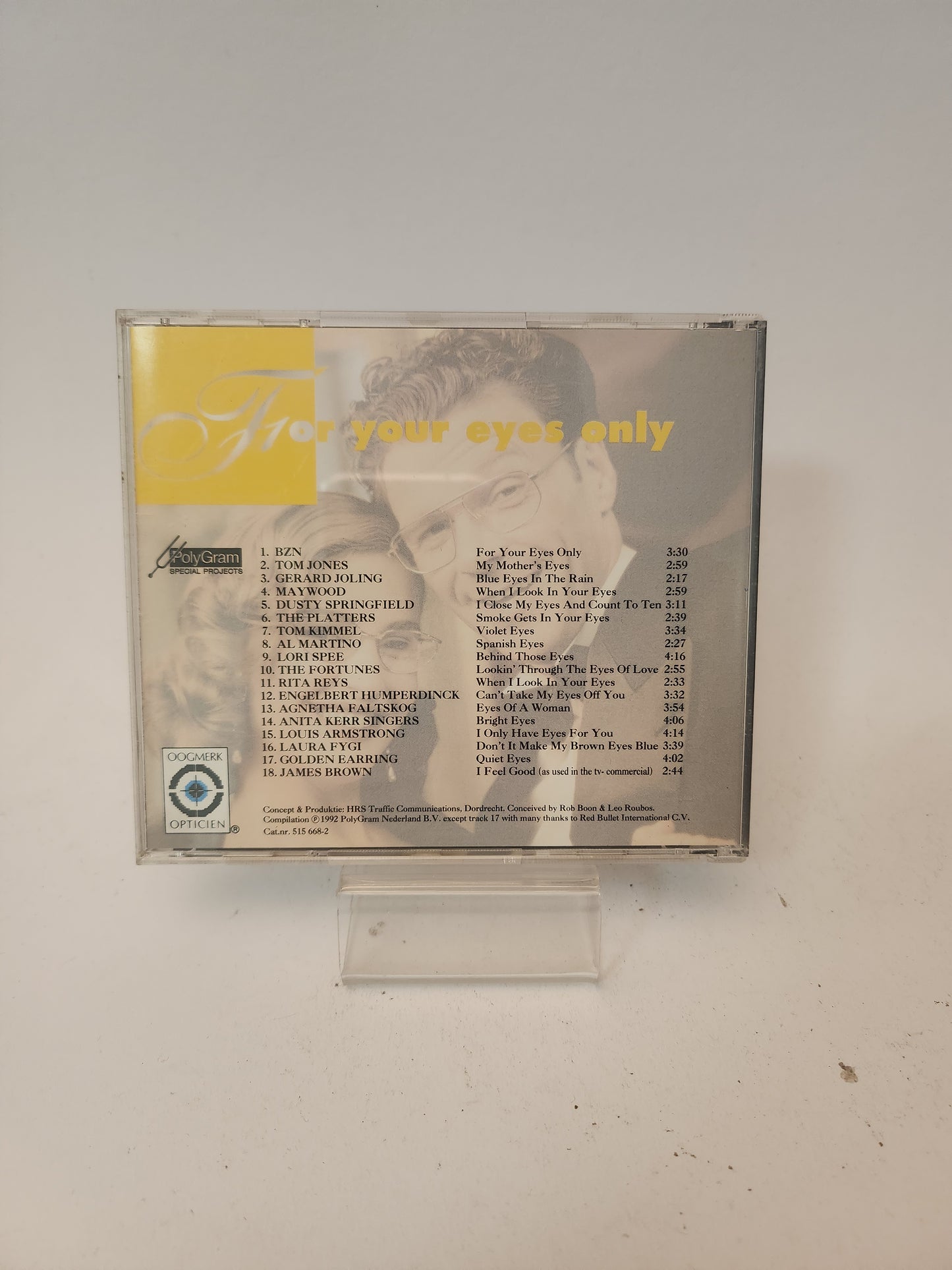 For Your Eyes Only CD