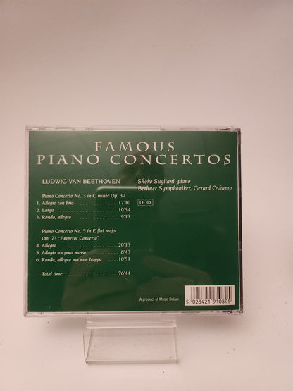 Famous Piano Concertos: Beethoven CD