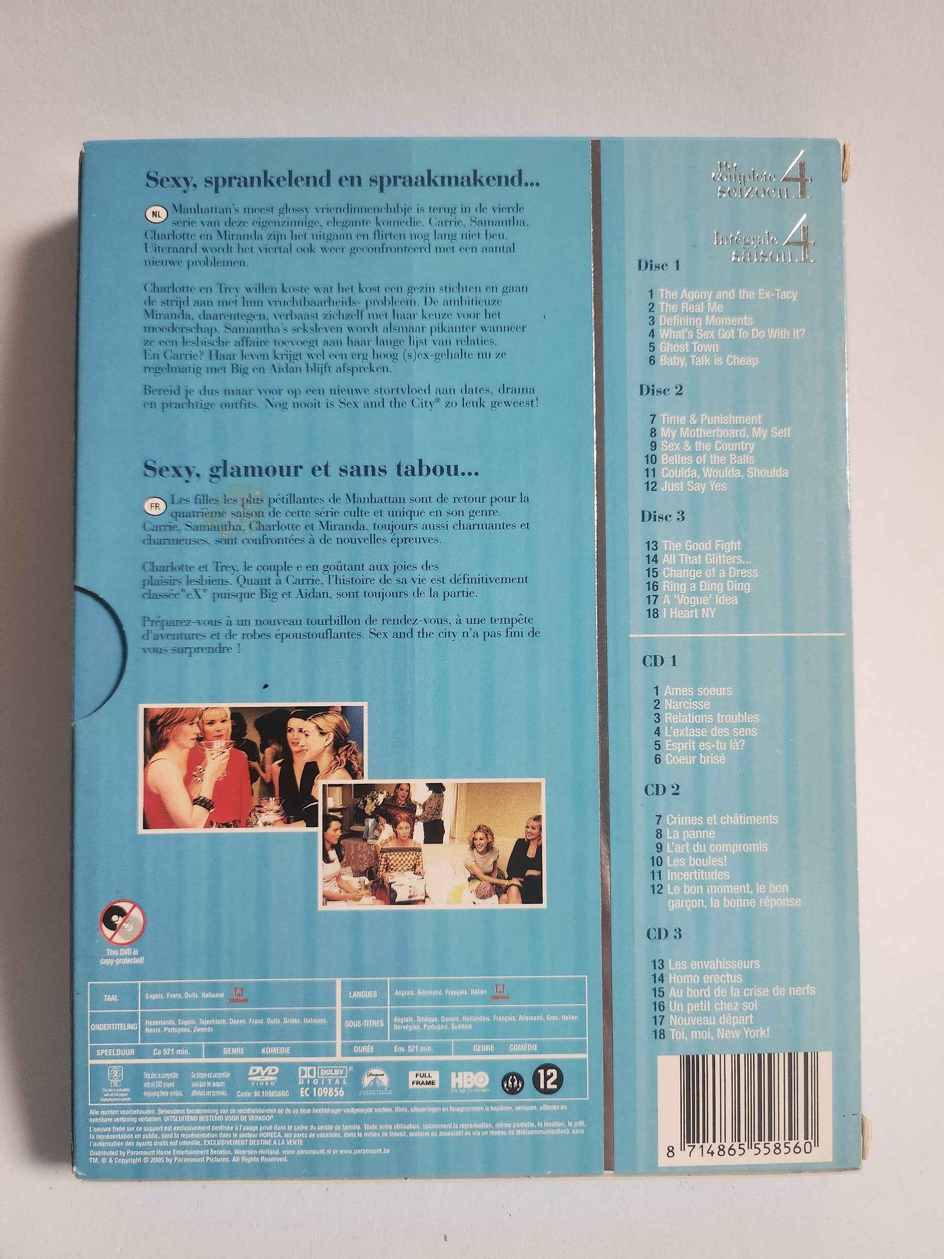 Sex and the City Seizoen 4 Box DVD - Feniks Gameshop