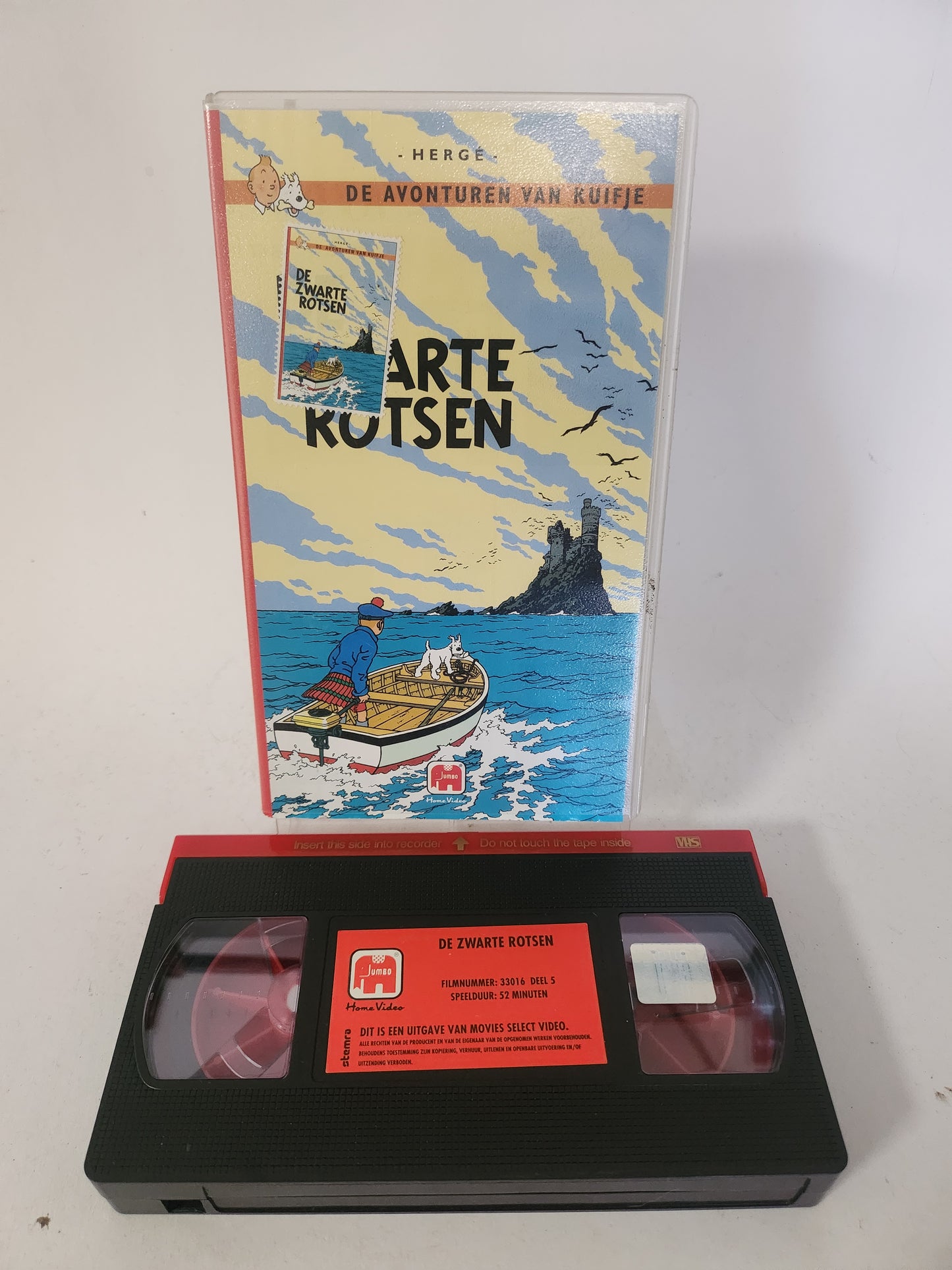 Avonturen van Kuifje: de Zwarte Rotsen VHS Kids