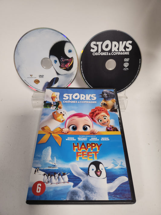 Storks & Happy Feet Dvd Kids