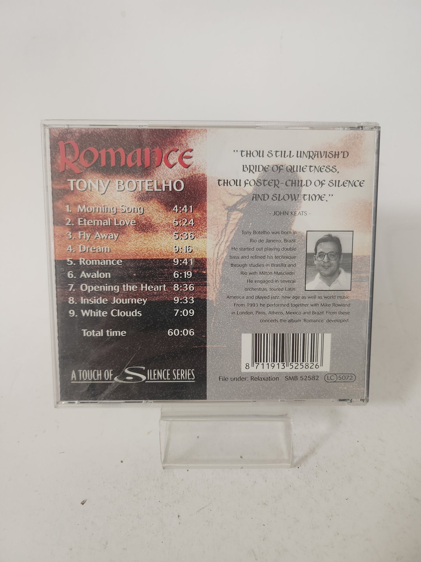 Tony Botelho: Romance CD