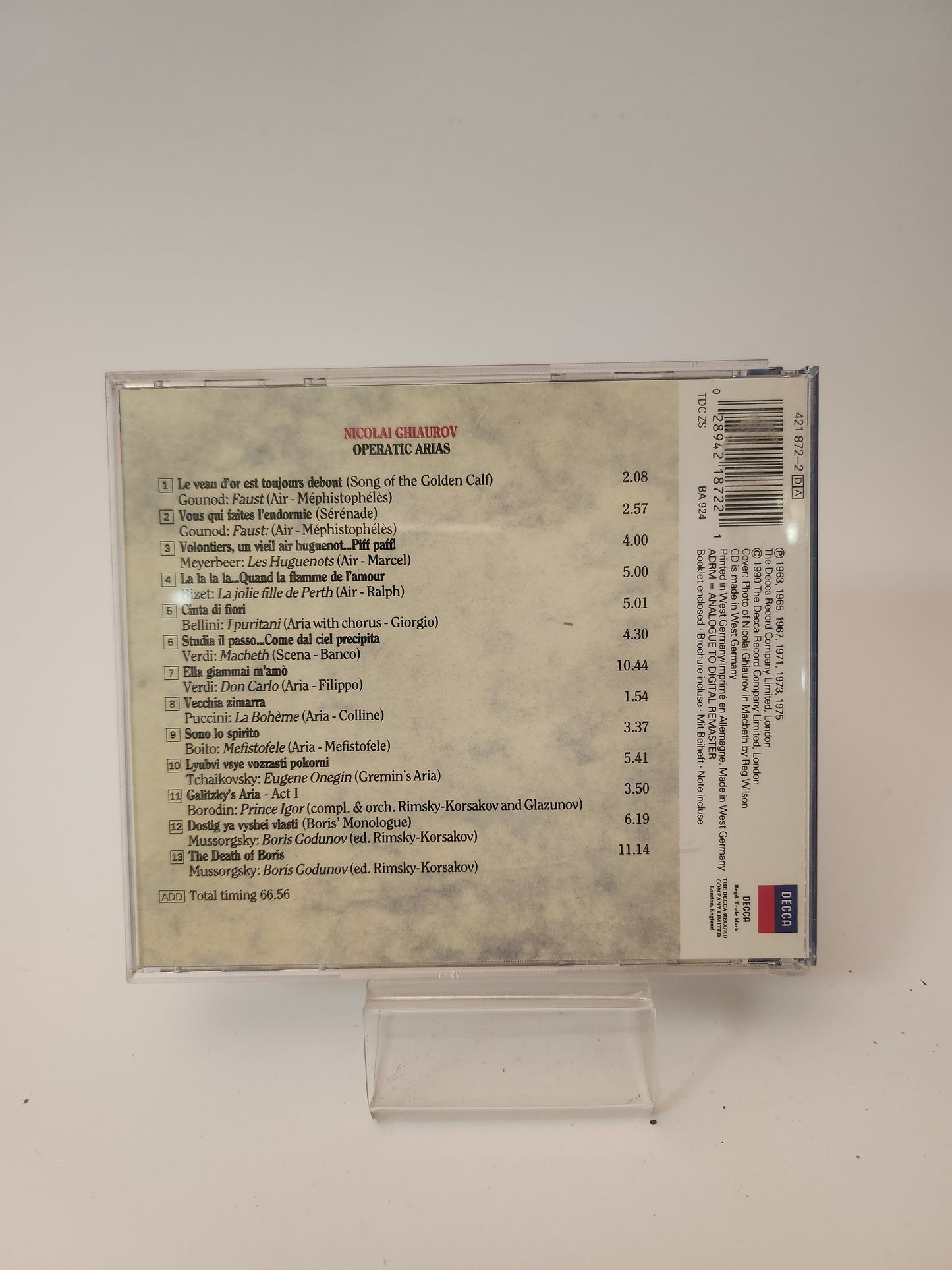 Opera Gala: Nicolai Ghiaurov CD