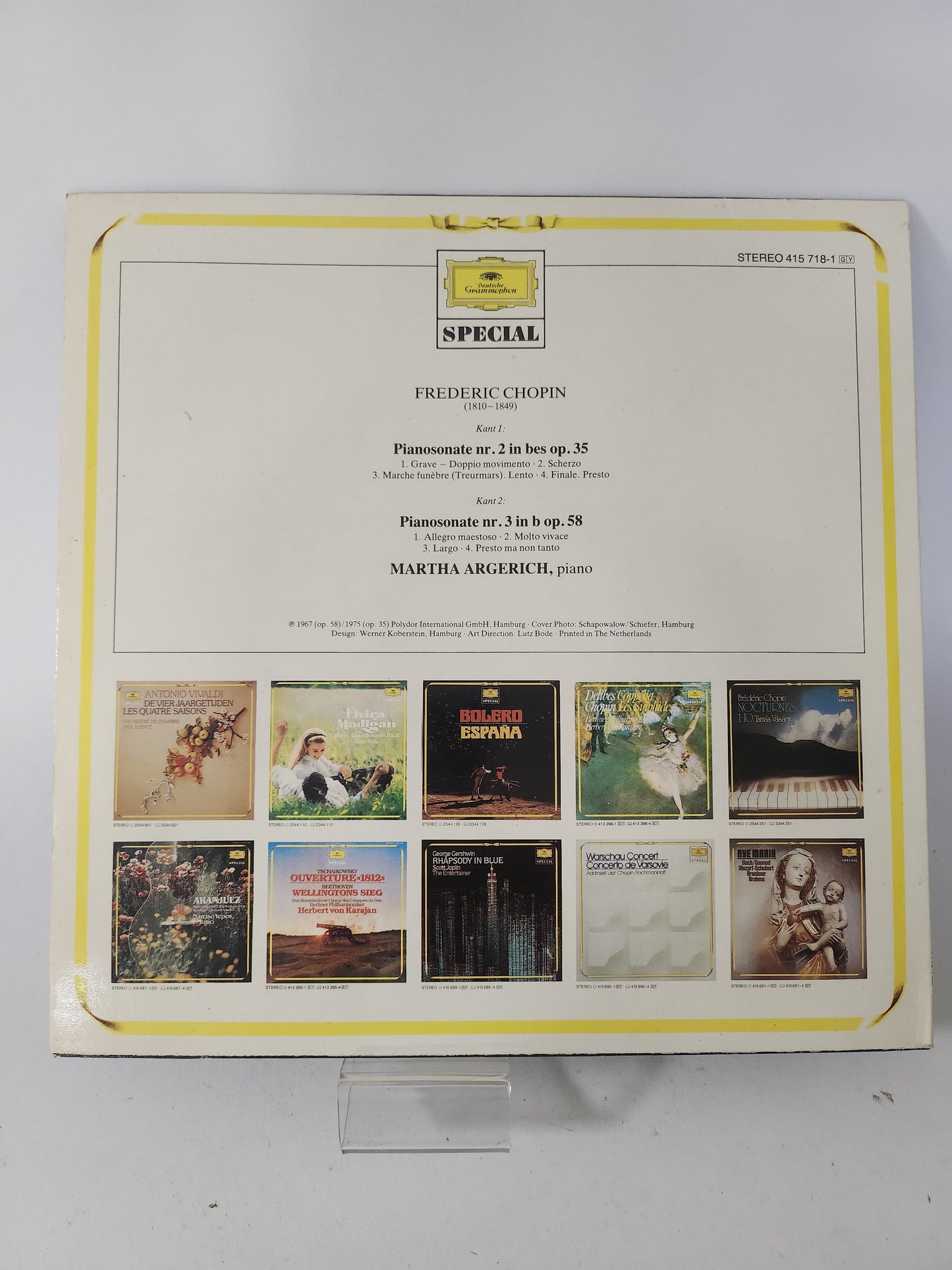 Martha Argerich: Frédéric Chopin LP Vinyl