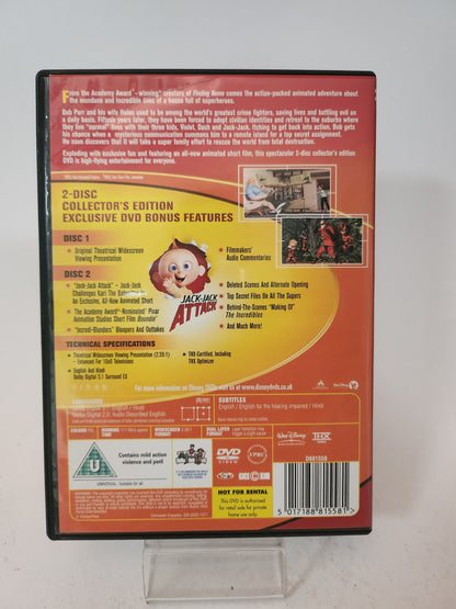 Incredibles 2 Disc Collector's Edition Dvd Kids