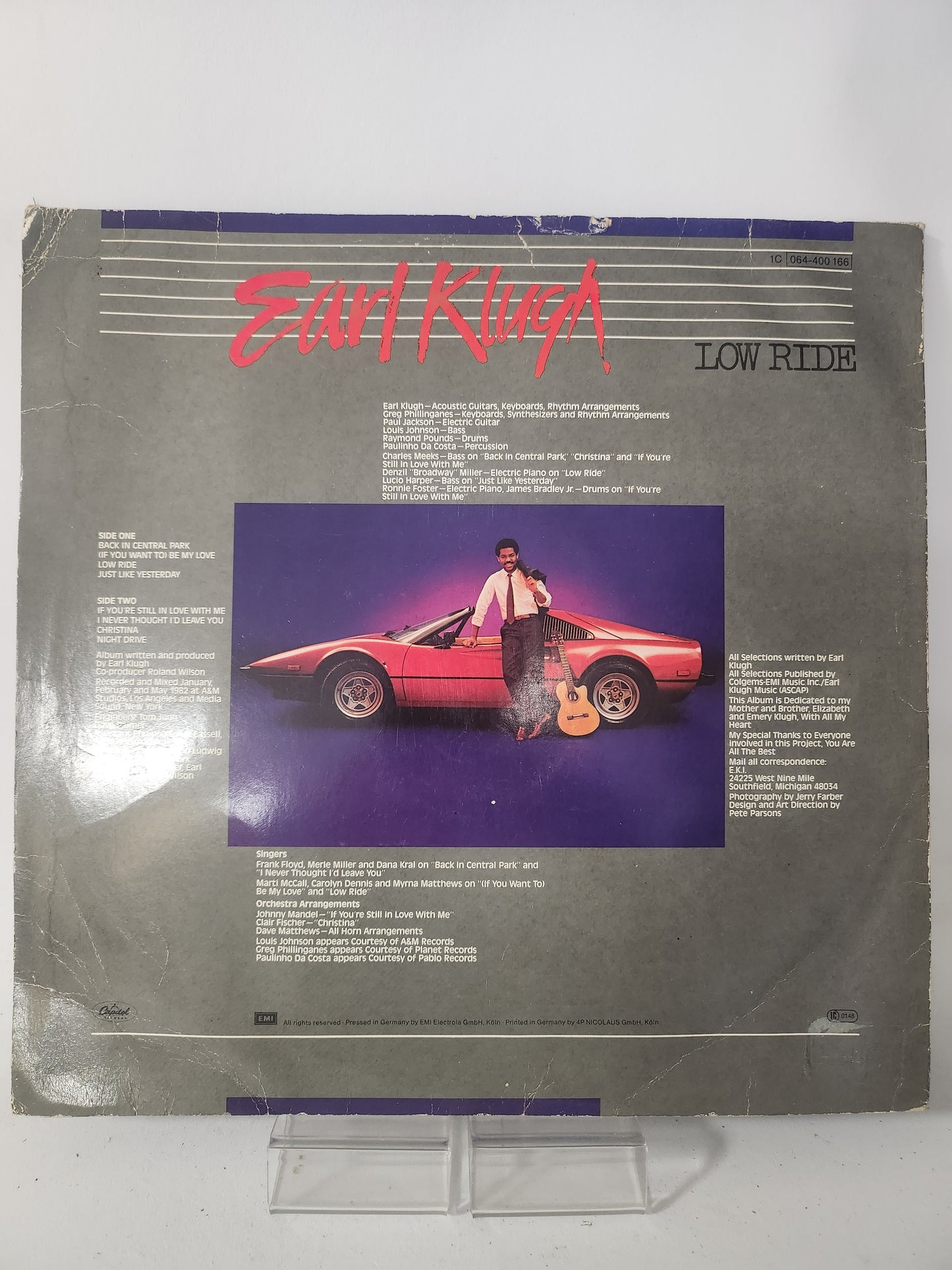 Low Ride: Earl Klugh LP Vinyl