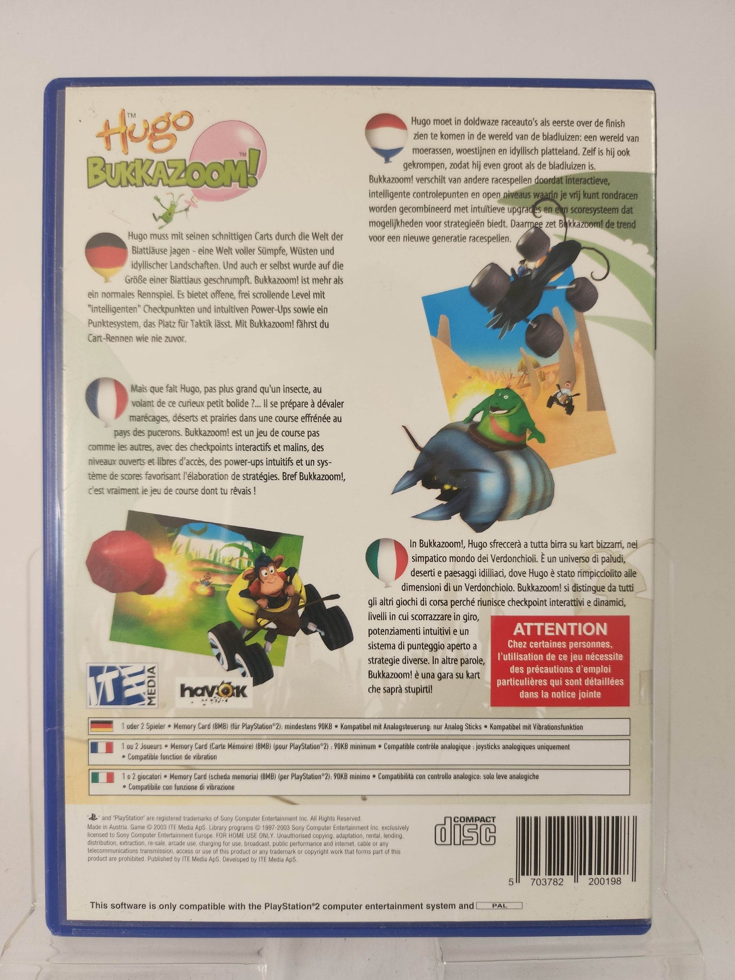 Hugo Bukkazoom! Playstation 2 - Feniks Gameshop