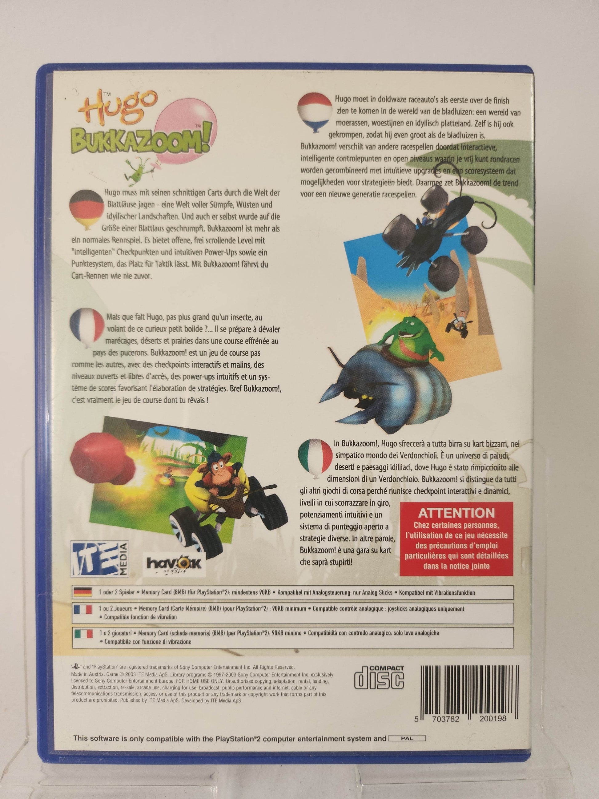 Hugo Bukkazoom! Playstation 2 - Feniks Gameshop