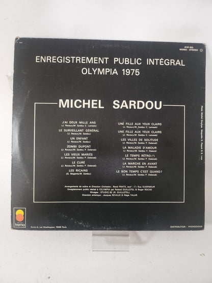 Olympia 75: Michel Sardou LP Vinyl