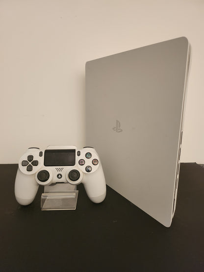 PlayStation 4 500GB Glacier White met Witte DualShock 4 Controller