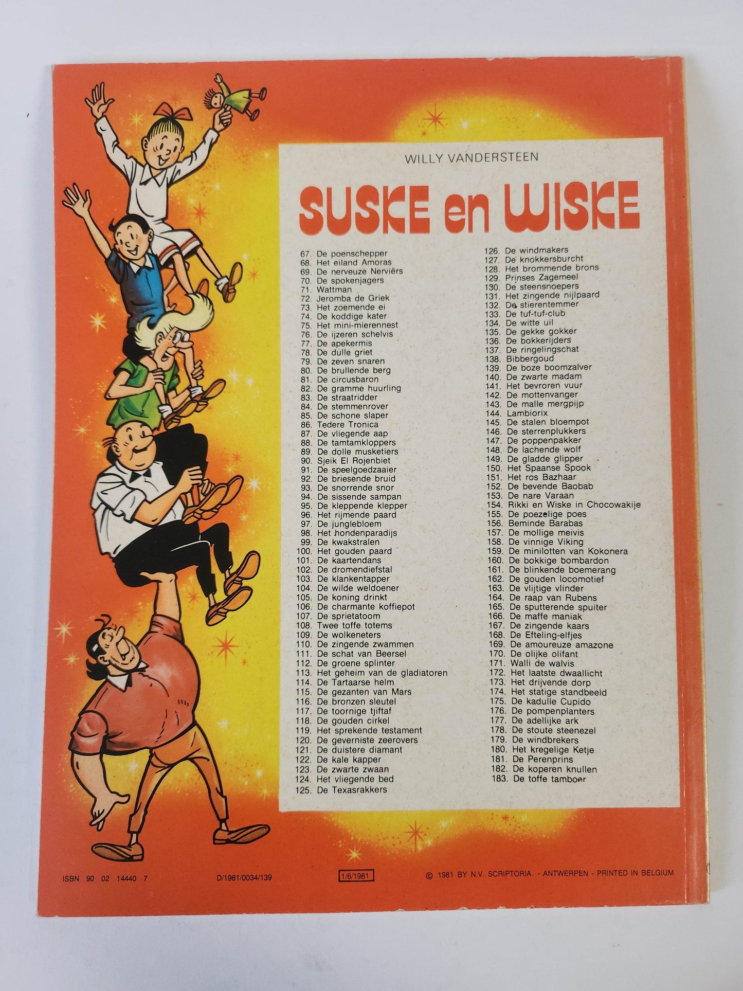 183: de Toffe Tamboer Suske en Wiske - Feniks Gameshop