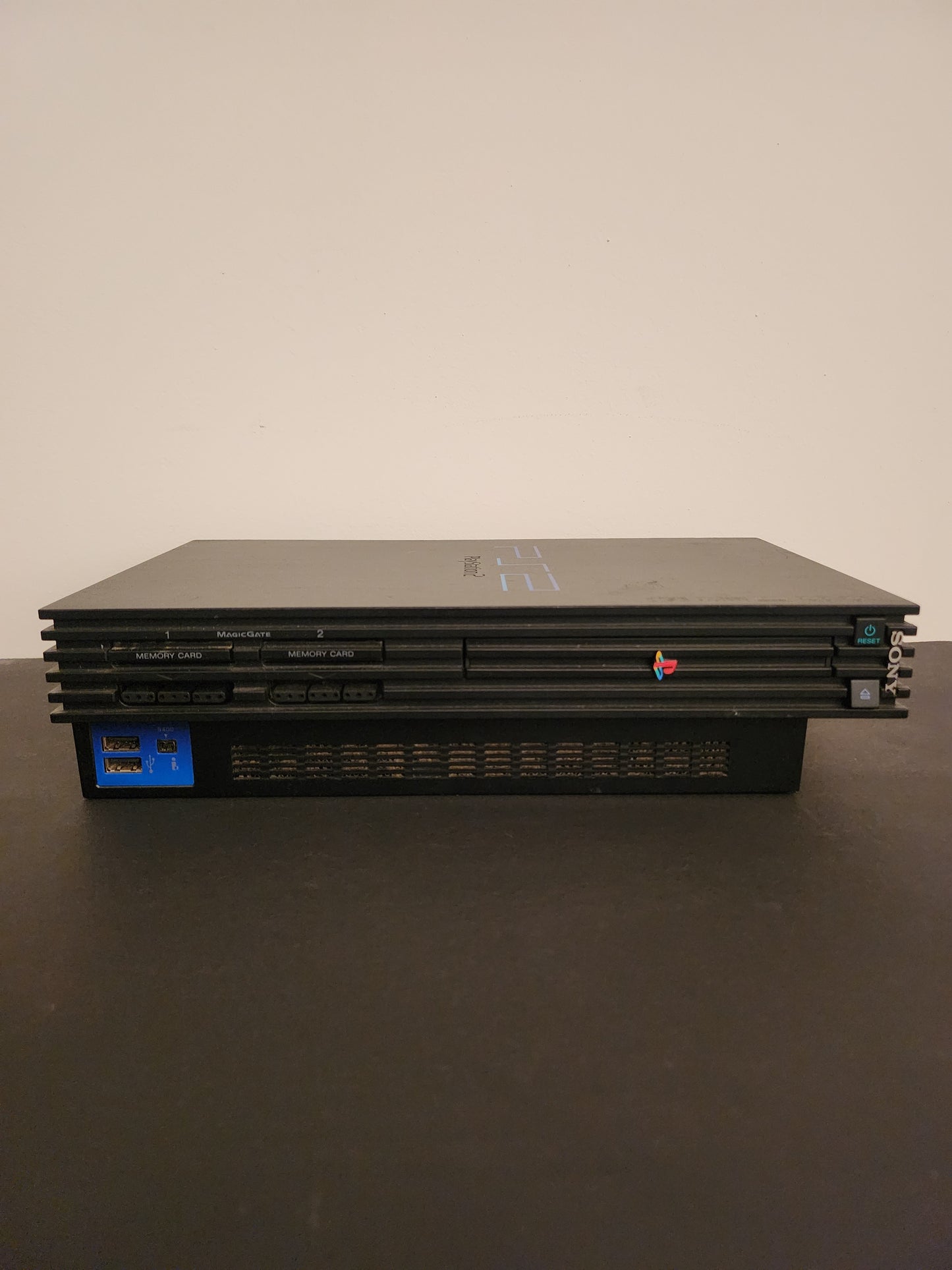 Zwarte Phat Playstation 2 (SCPH-39004) + Orginele Controller