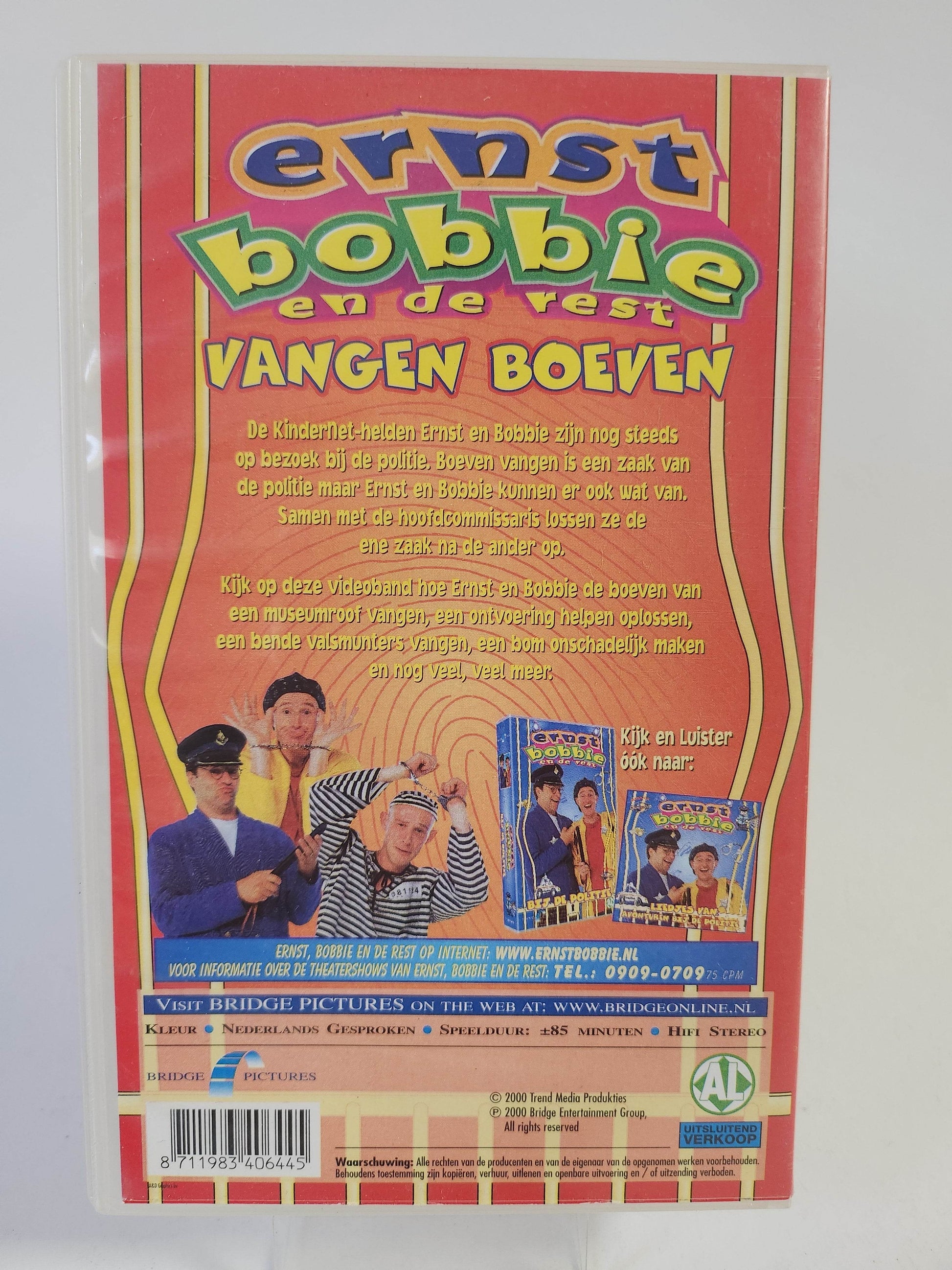 Ernst, Bobbie en de Rest Vangen Boeven VHS Kids - Feniks Gameshop
