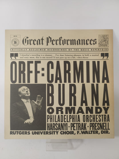 Carmina Burana LP Vinyl