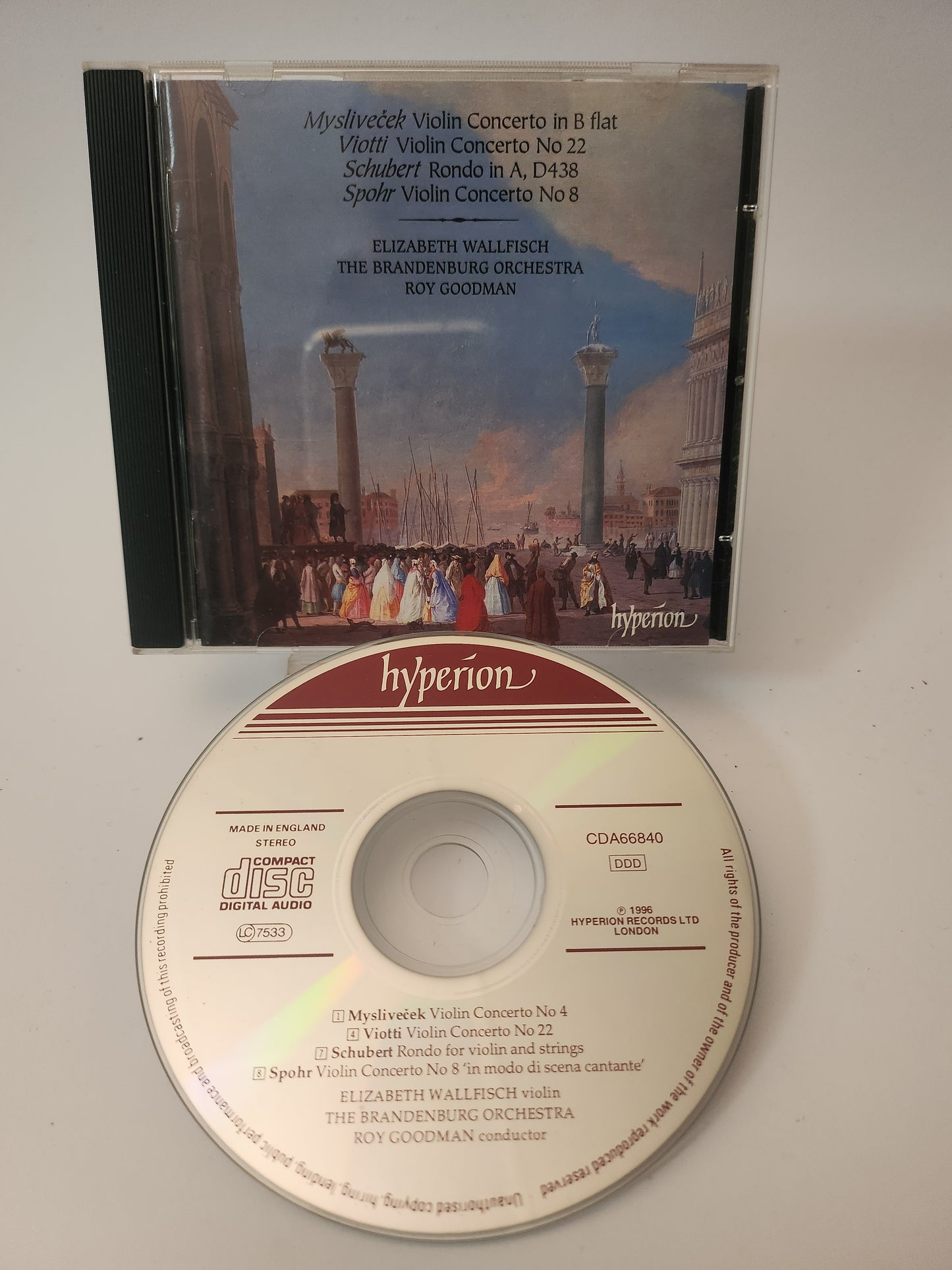 Elizabeth Wallfisch & the Brandenburg Orchestra & Roy Goodman CD