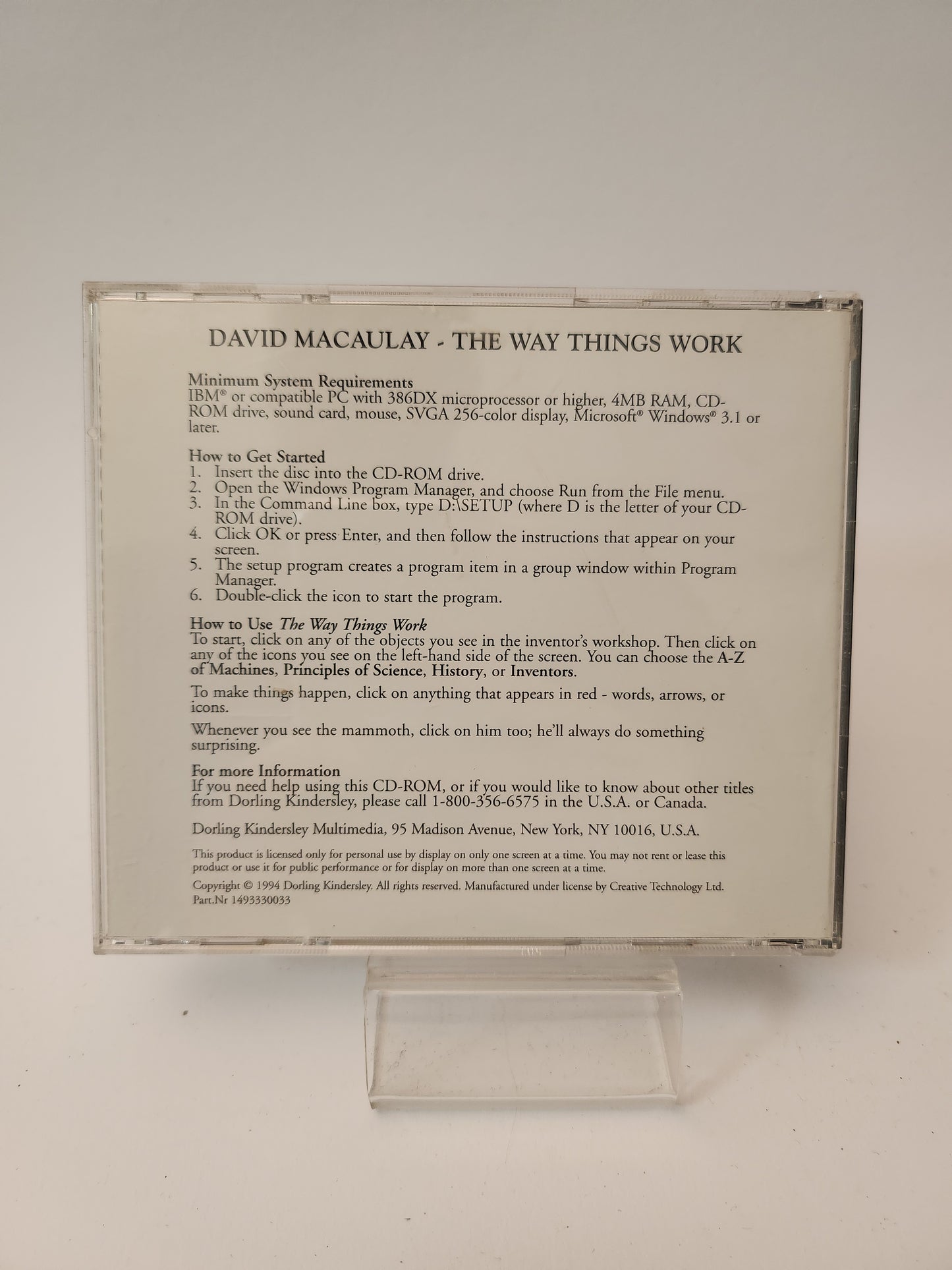 David Macaulay: the Way Things Work CD