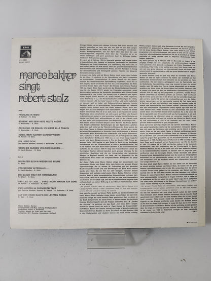 Marco Bakker singt Robert Stolz LP Vinyl