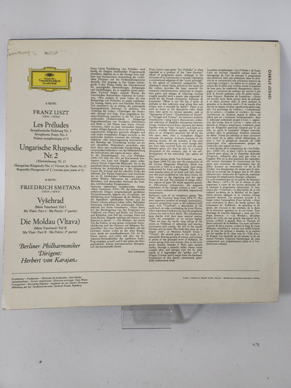 Les Preludes: Ungarische Rhapsodie Nr 2: Vysehalrad Die Moldau LP Vinyl
