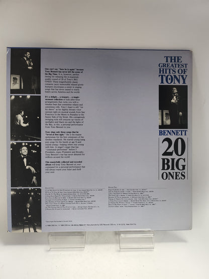 Tony Bennett "the Greatest Hits": 20 Big Ones LP Vinyl