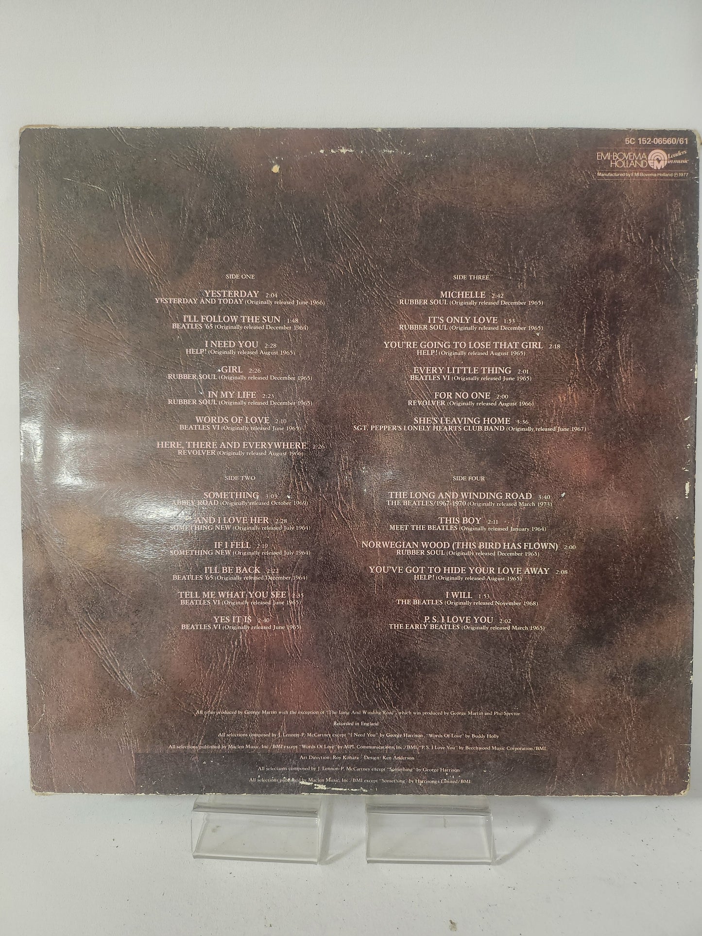Love Songs: the Beatles LP Vinyl
