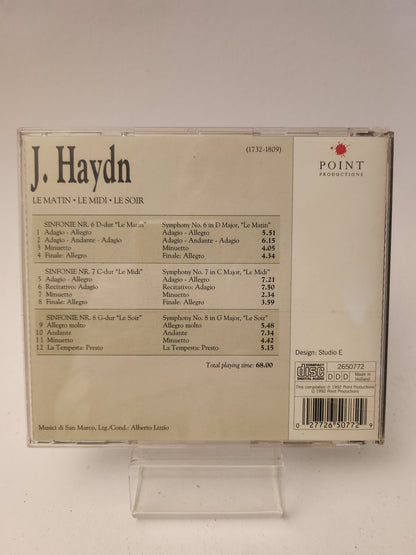 J.Haydn: Le Matin, Le Midi, Le Soir CD