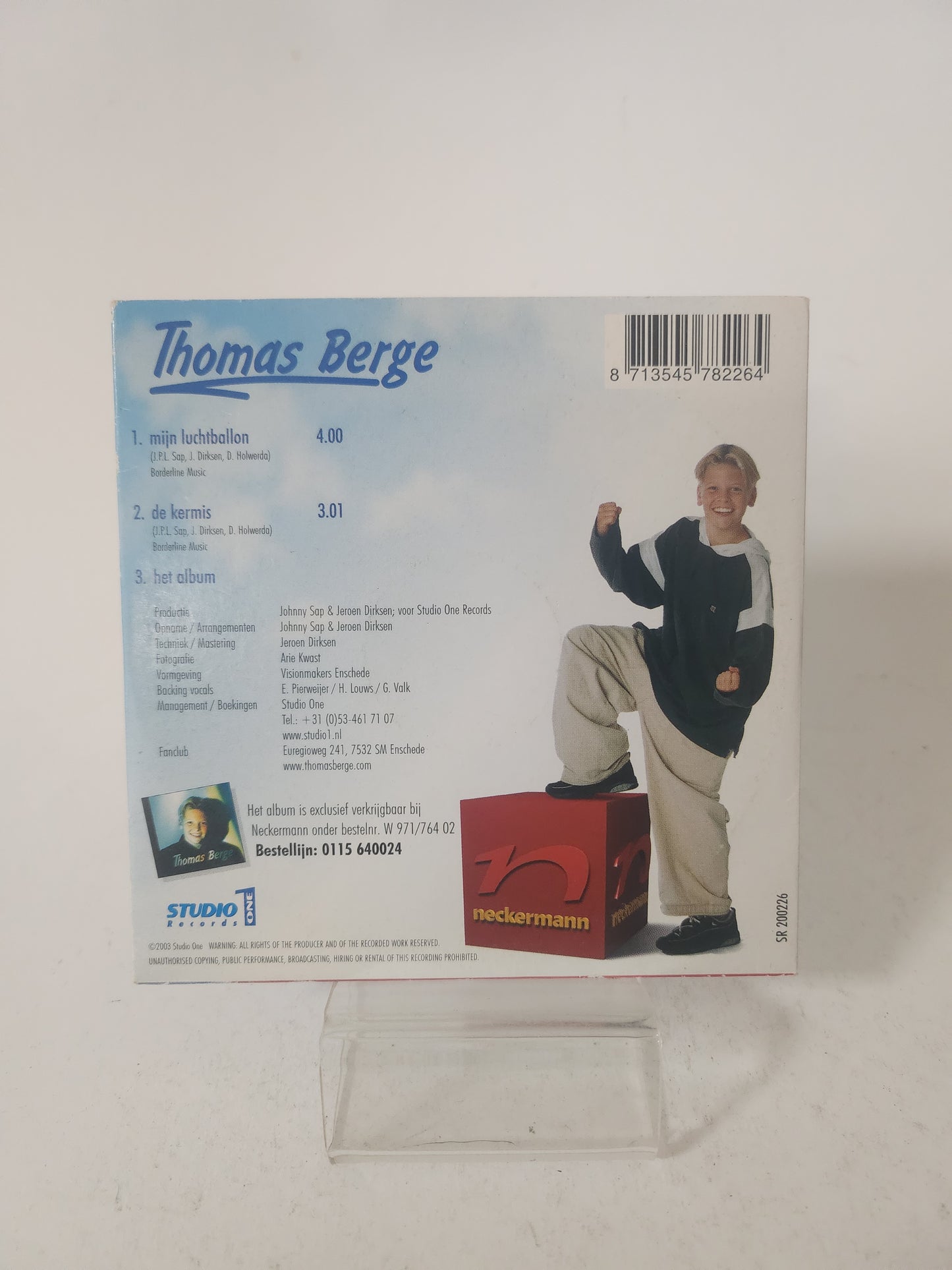 Thomas Berge: Mijn Luchtballon CD Single