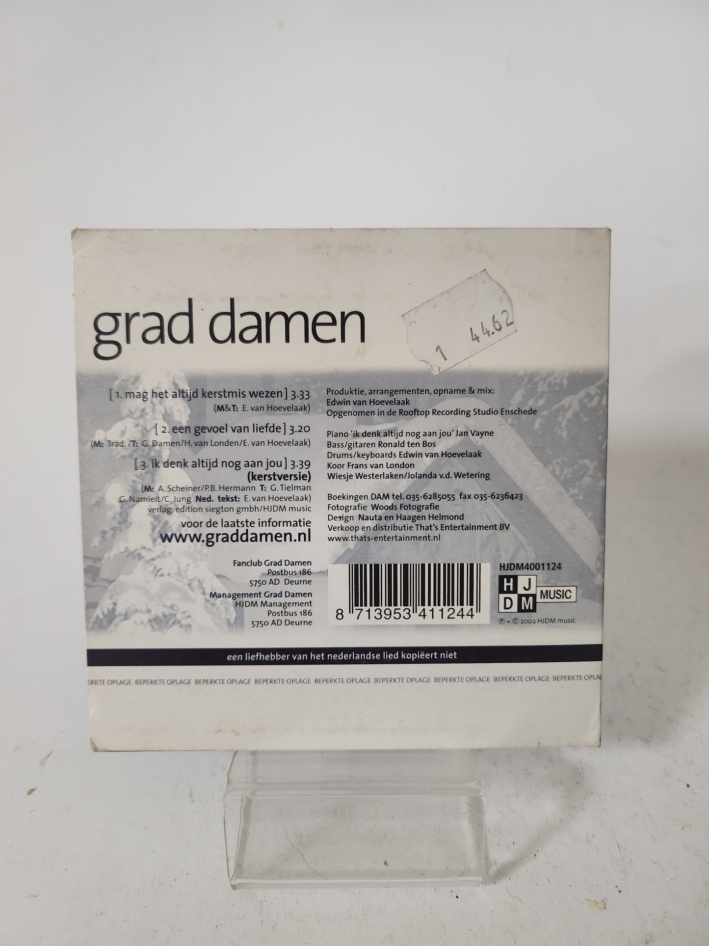 Grad Damen: Mag het Altijd Kerstmis Zijn CD Single
