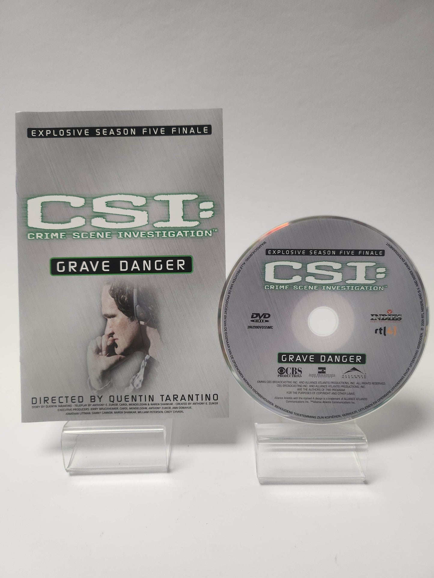CSI Crime Scene Investigation Grave Danger Steelcase DVD - Feniks Gameshop