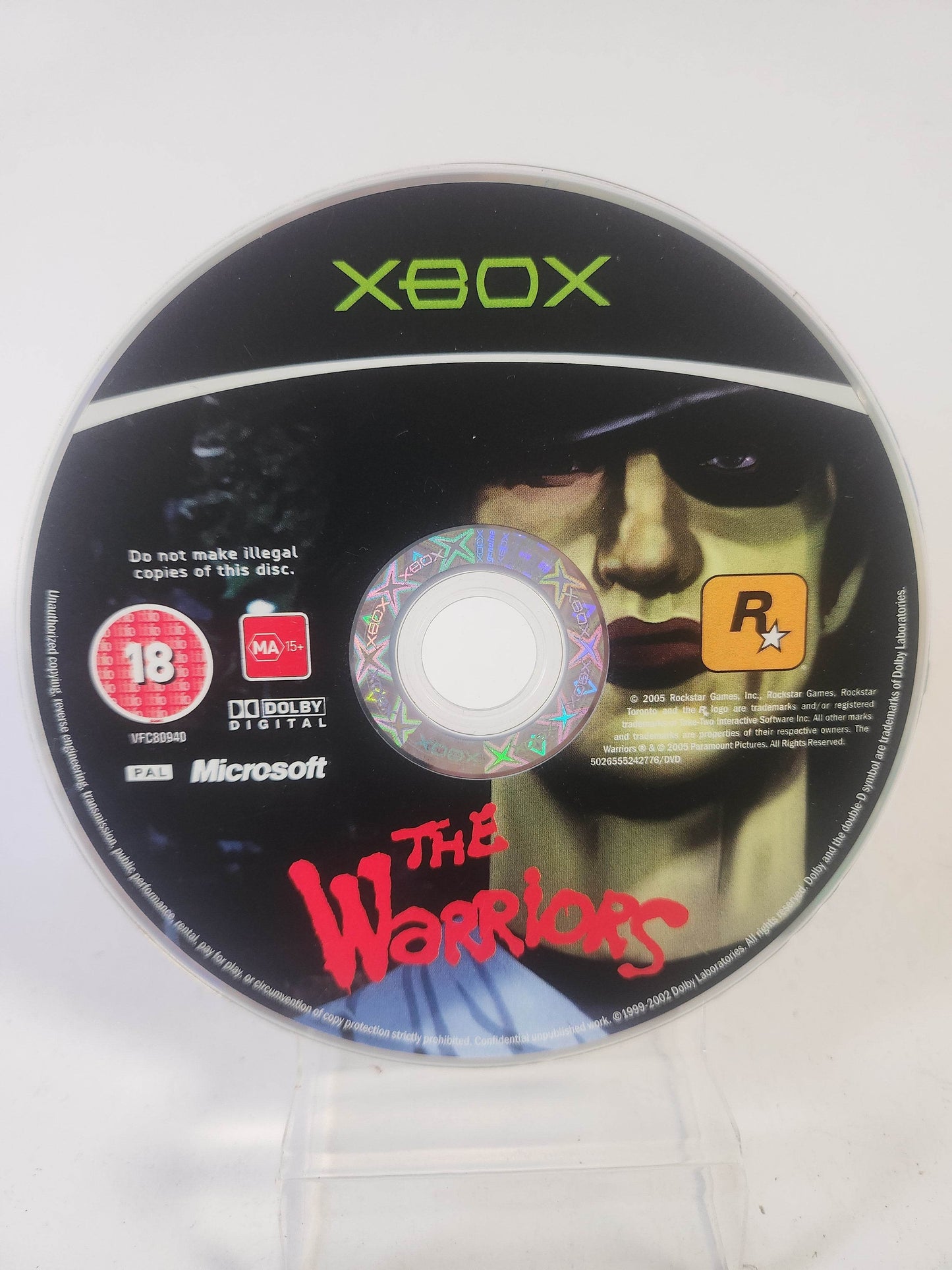 Warriors (Disc Only) Xbox Original - Feniks Gameshop