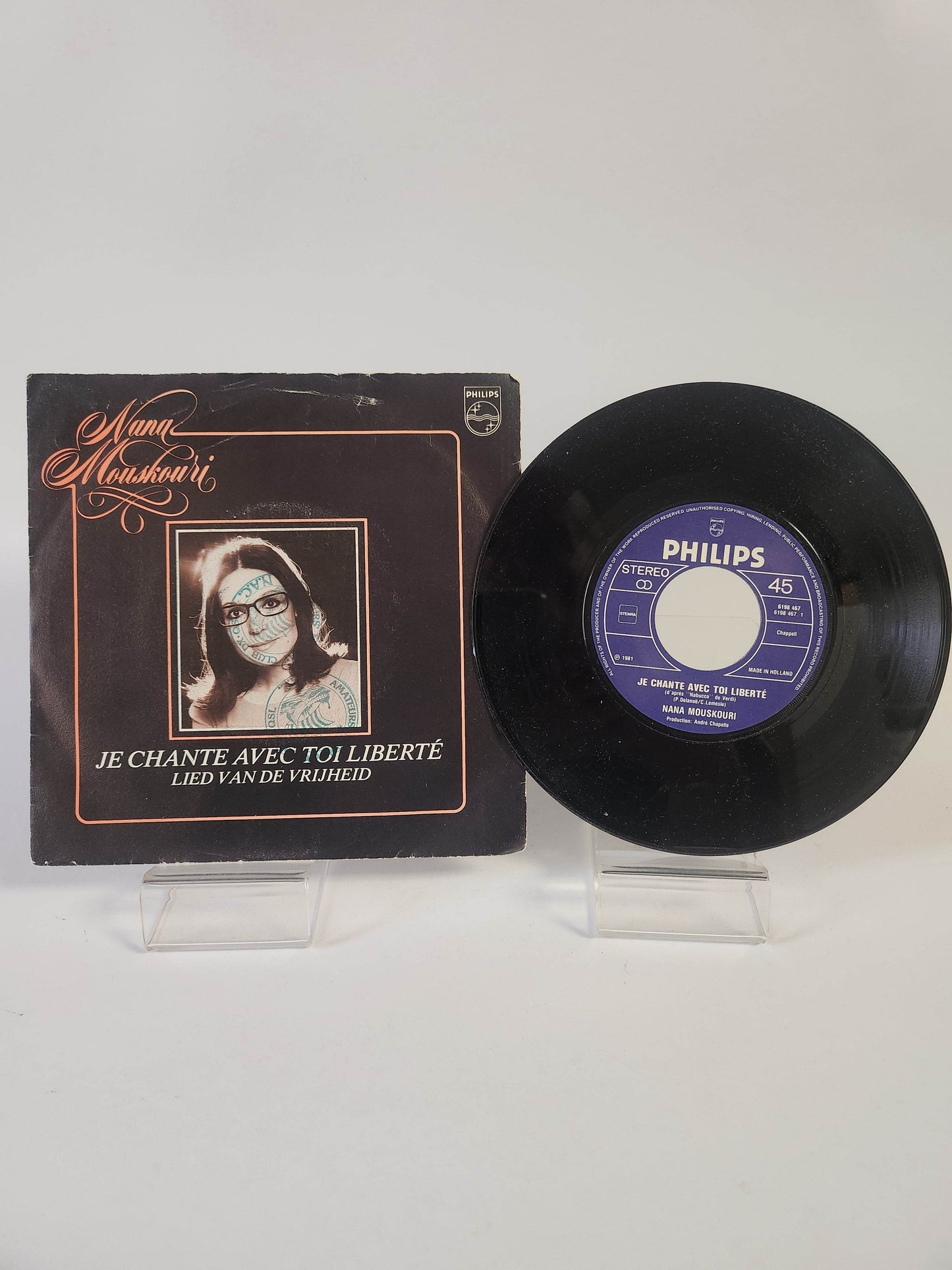 Nana Mouskouri: Je Chante avec Toi Liberte Single Vinyl - Feniks Gameshop