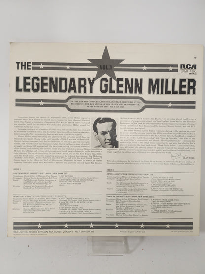 Legendary Glenn Miller Vol 1 LP Vinyl