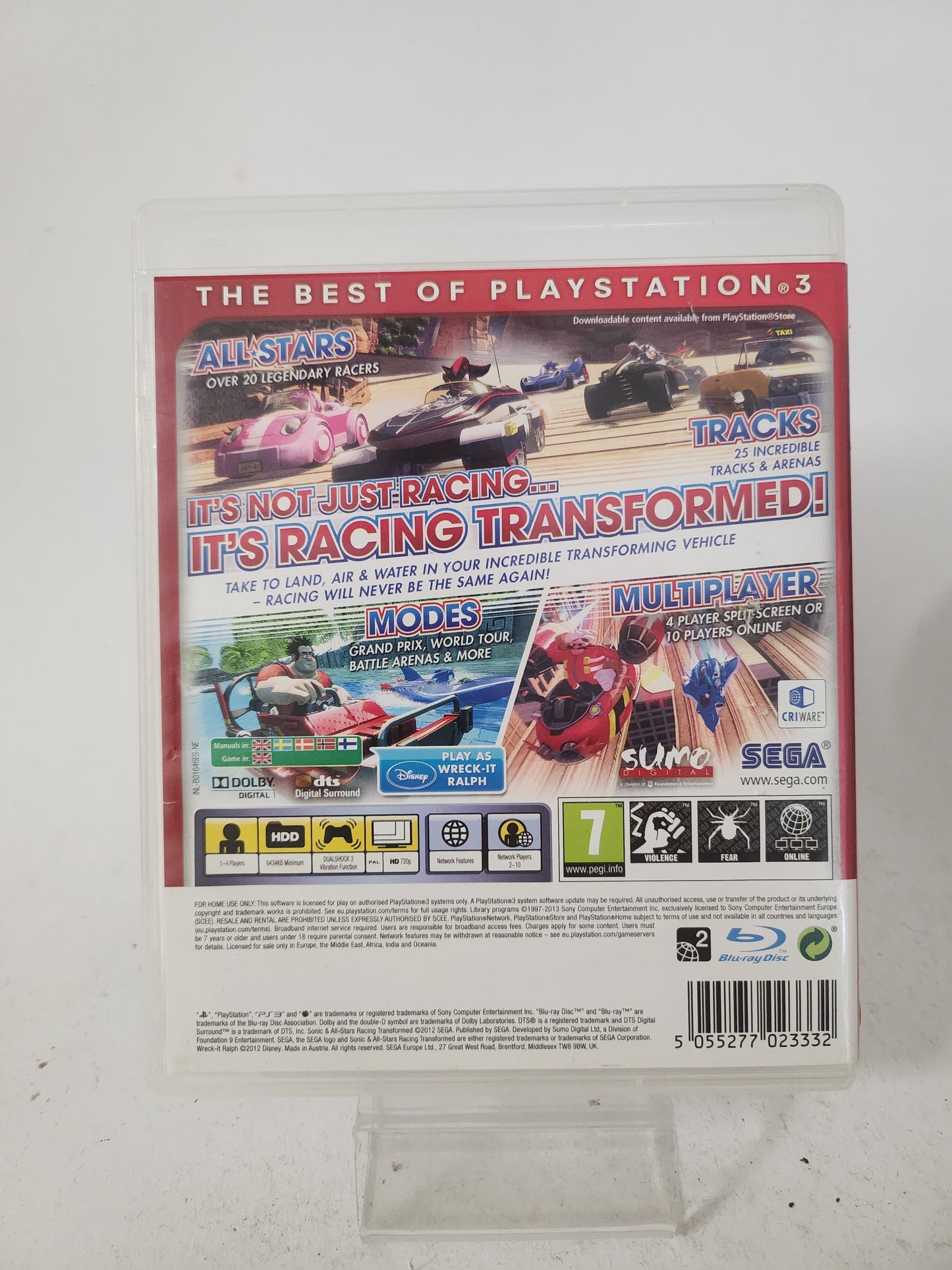 Sonic & All-stars Racing Transformed Essentials (No Book) PlayStation 3
