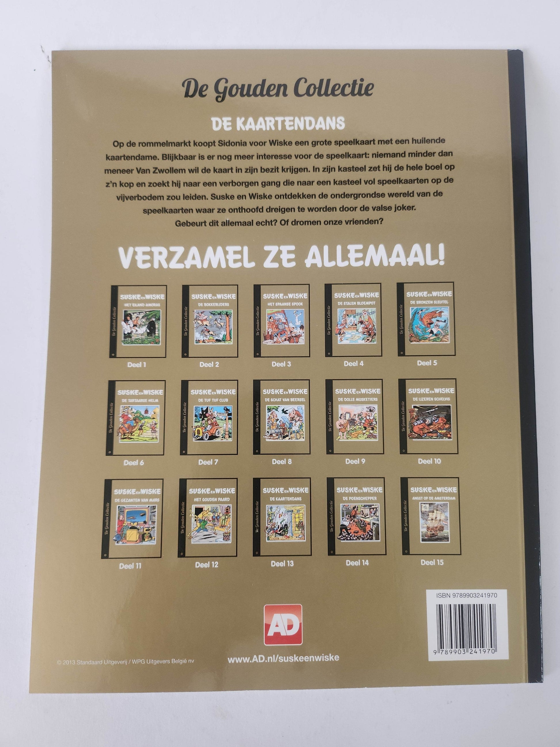 13: Gouden Collectie: de Kaartendans Suske en Wiske - Feniks Gameshop