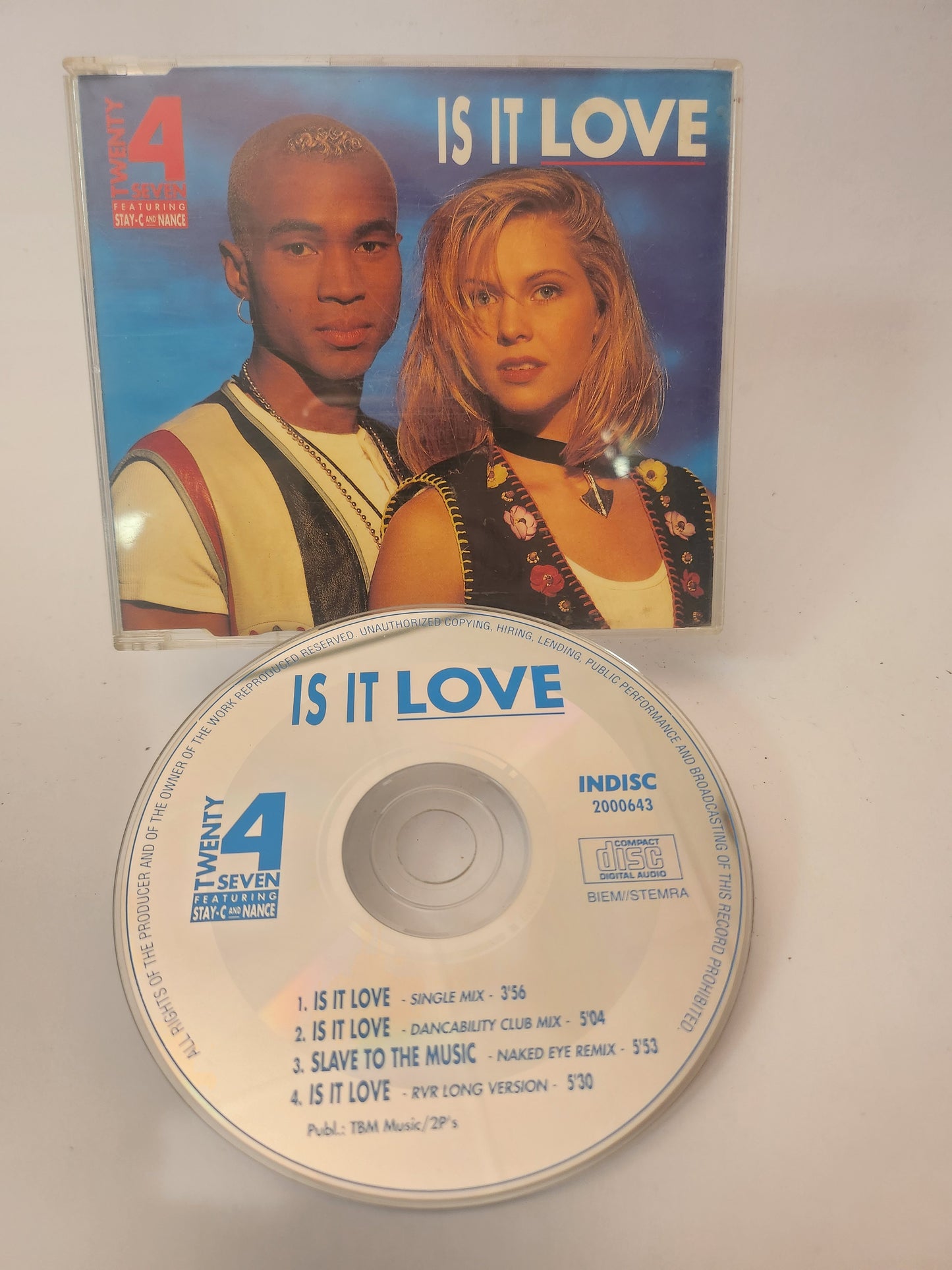 Twenty 4 Seven: Is It Love CD Single