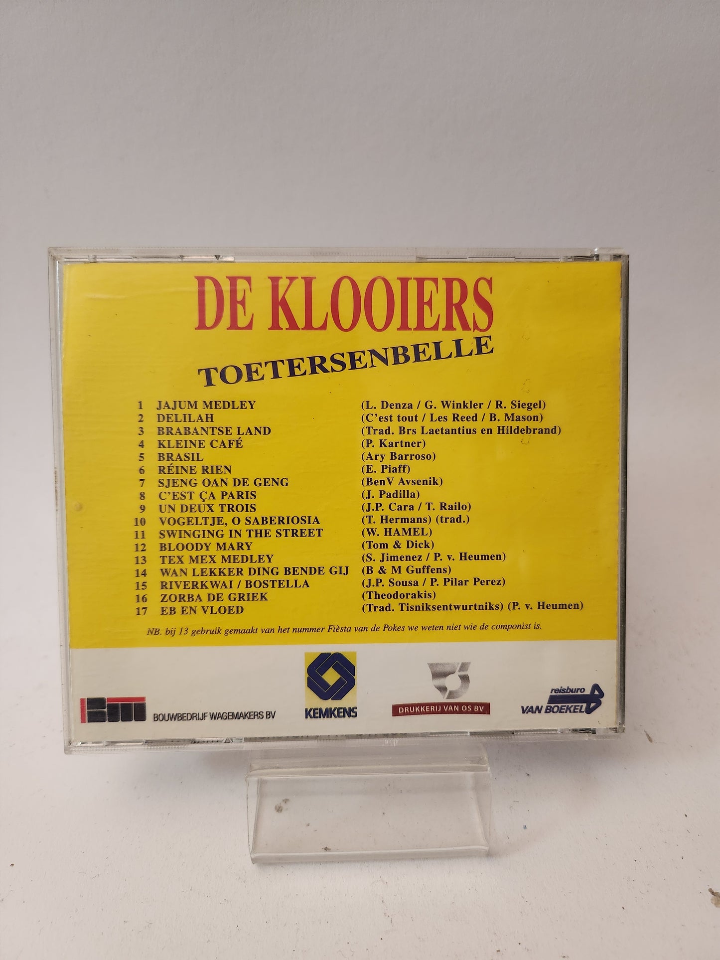 Klooiers: Toetersenbelle CD