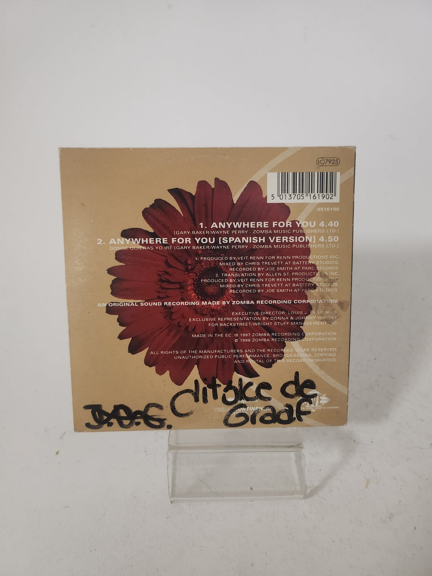 Backstreet Boys: Anywhere for You CD Single