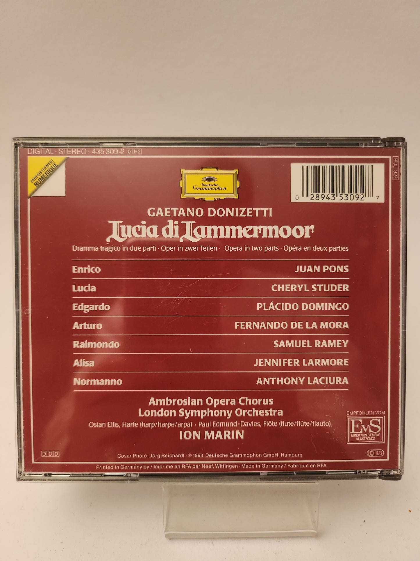 Gaetano Donizetti: Lucia di Lammermoor CD