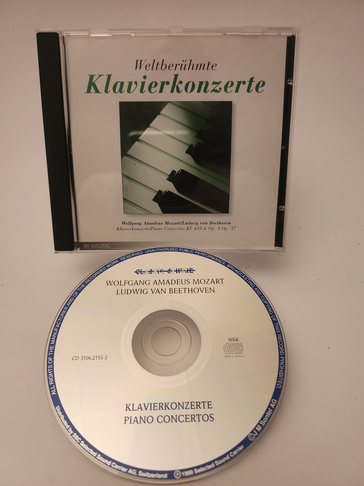 Mozart & Beethoven: Weltberühmte Klavierkonzerte CD