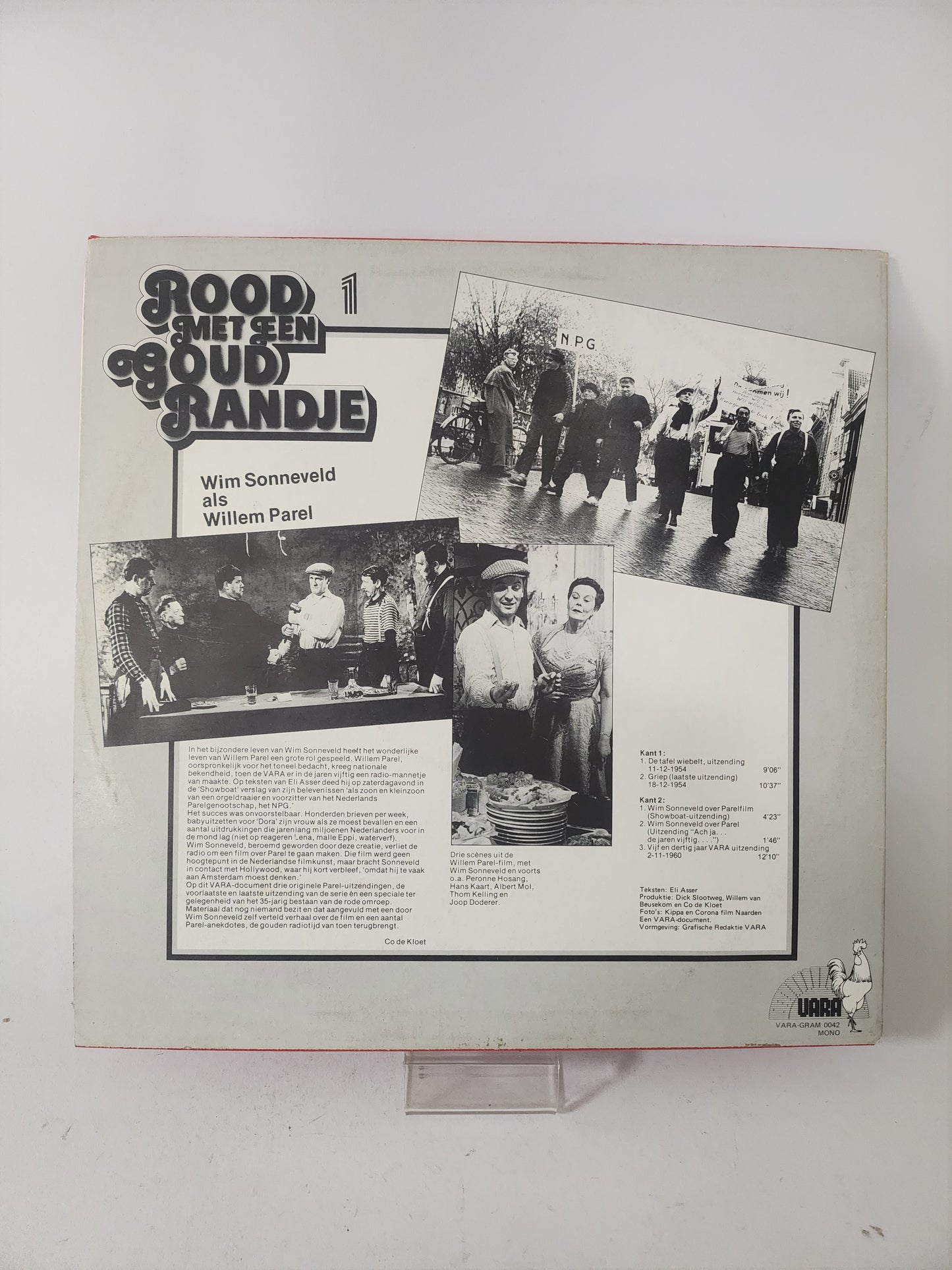 Rood met een Goud Randje: Wim Sonneveld LP Vinyl