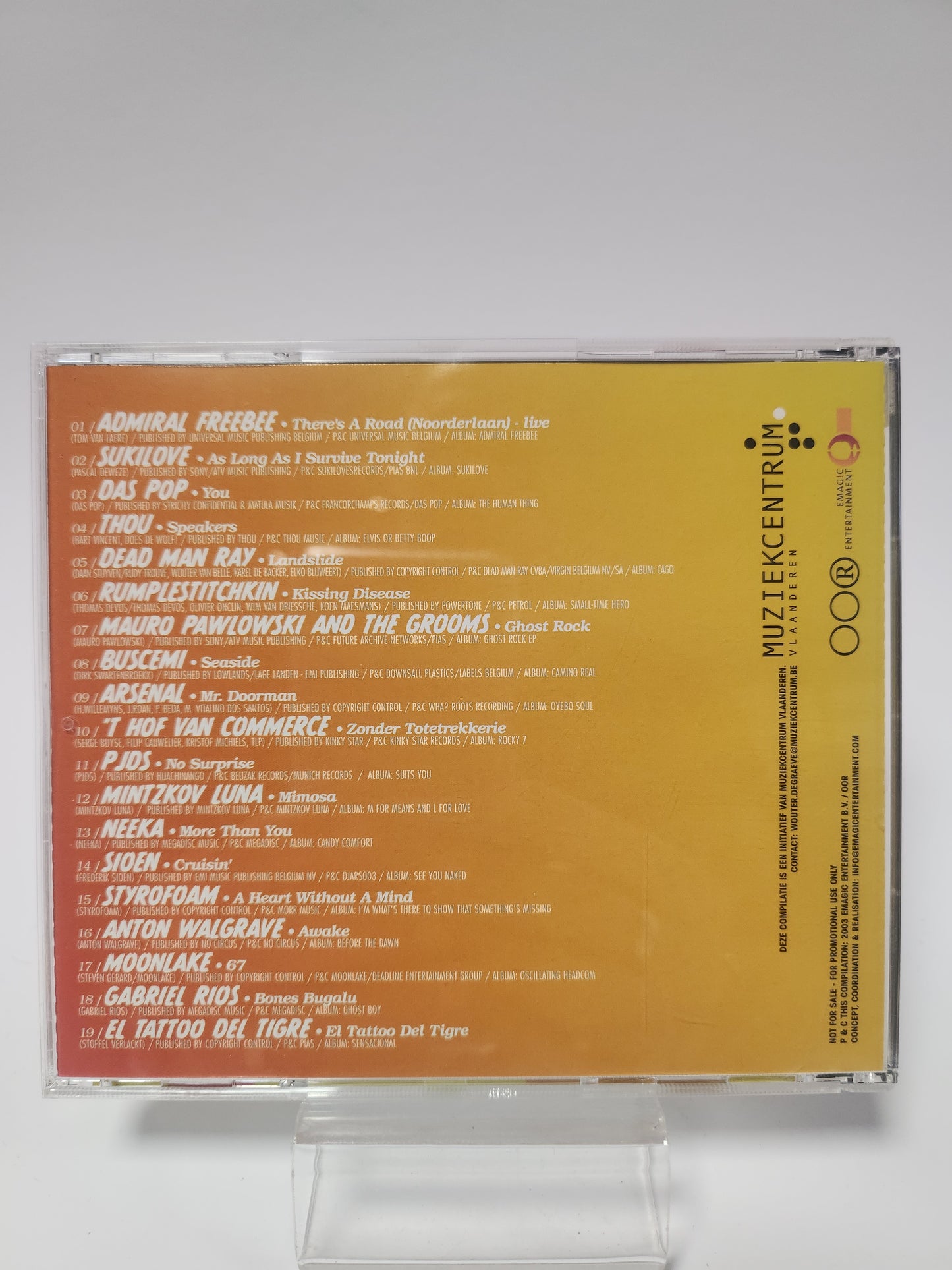 Oorgasm Presents: Vlammende Vlamingen CD