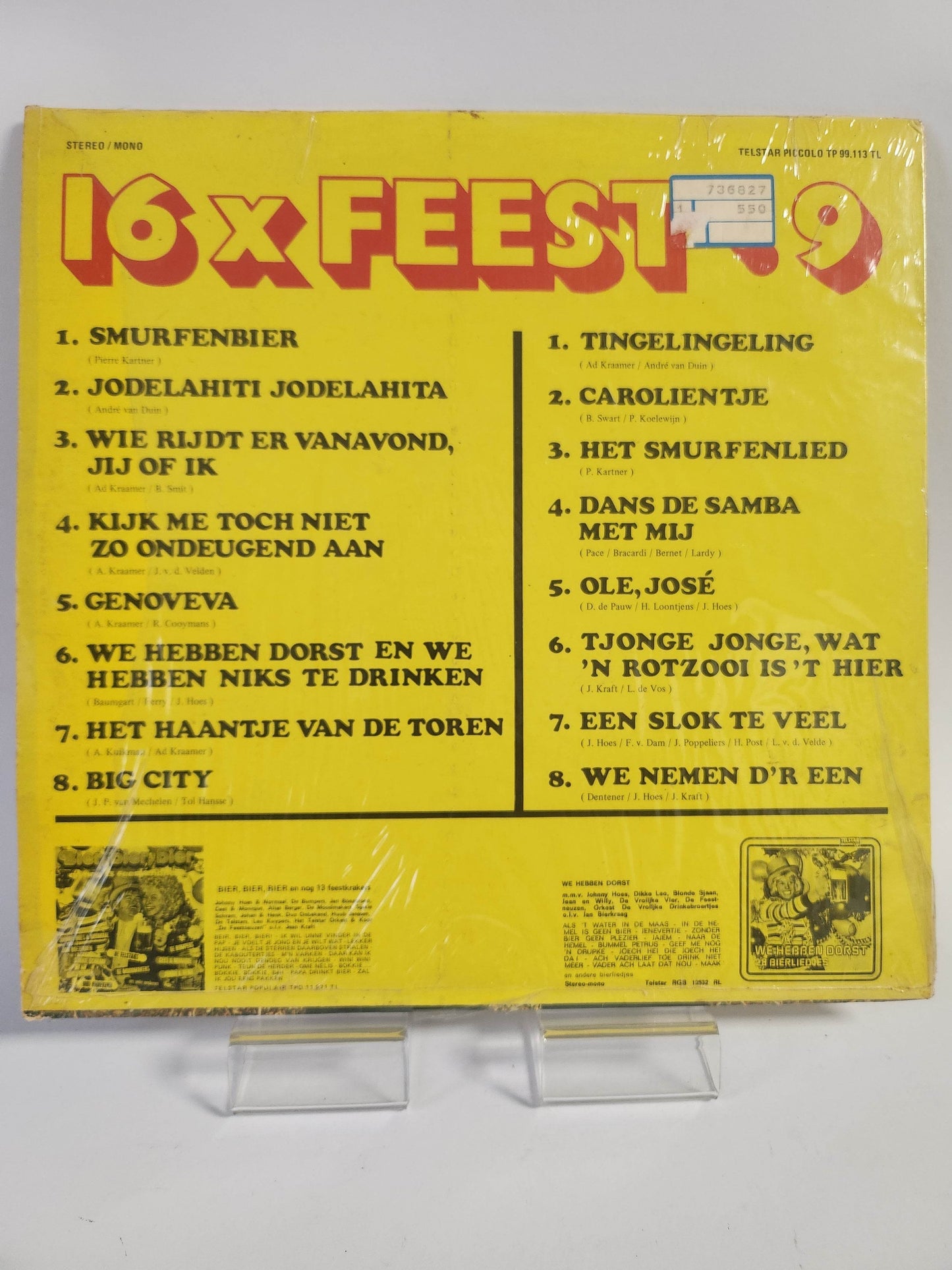 16 x Feest Deel 9 LP Vinyl - Feniks Gameshop