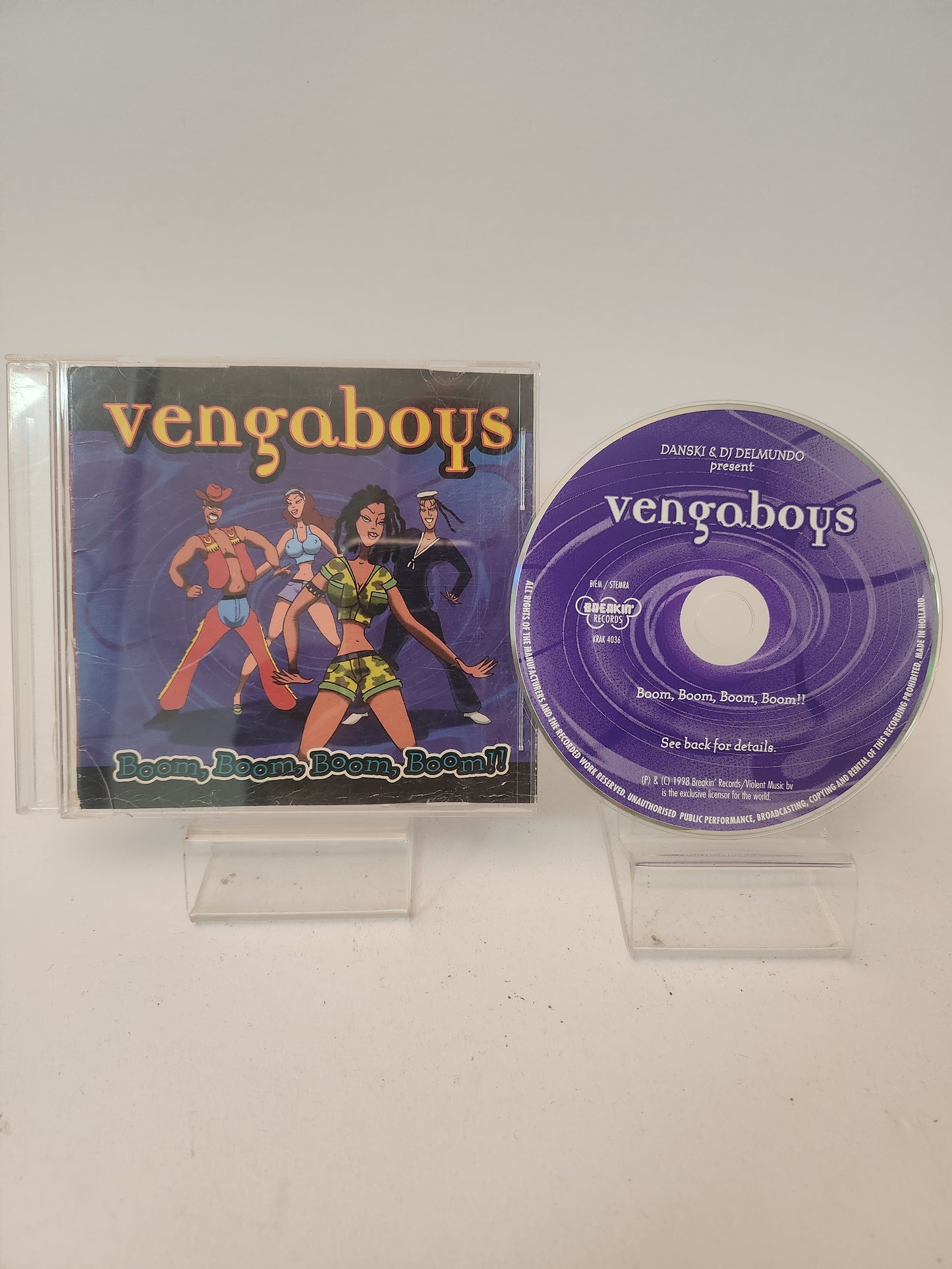Vengaboys: Boom, Boom, Boom, Boom CD Single