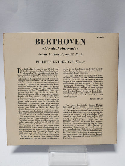 Beethoven: Sonata Nr 14 in Cis Moll "Mondschein" Single Vinyl