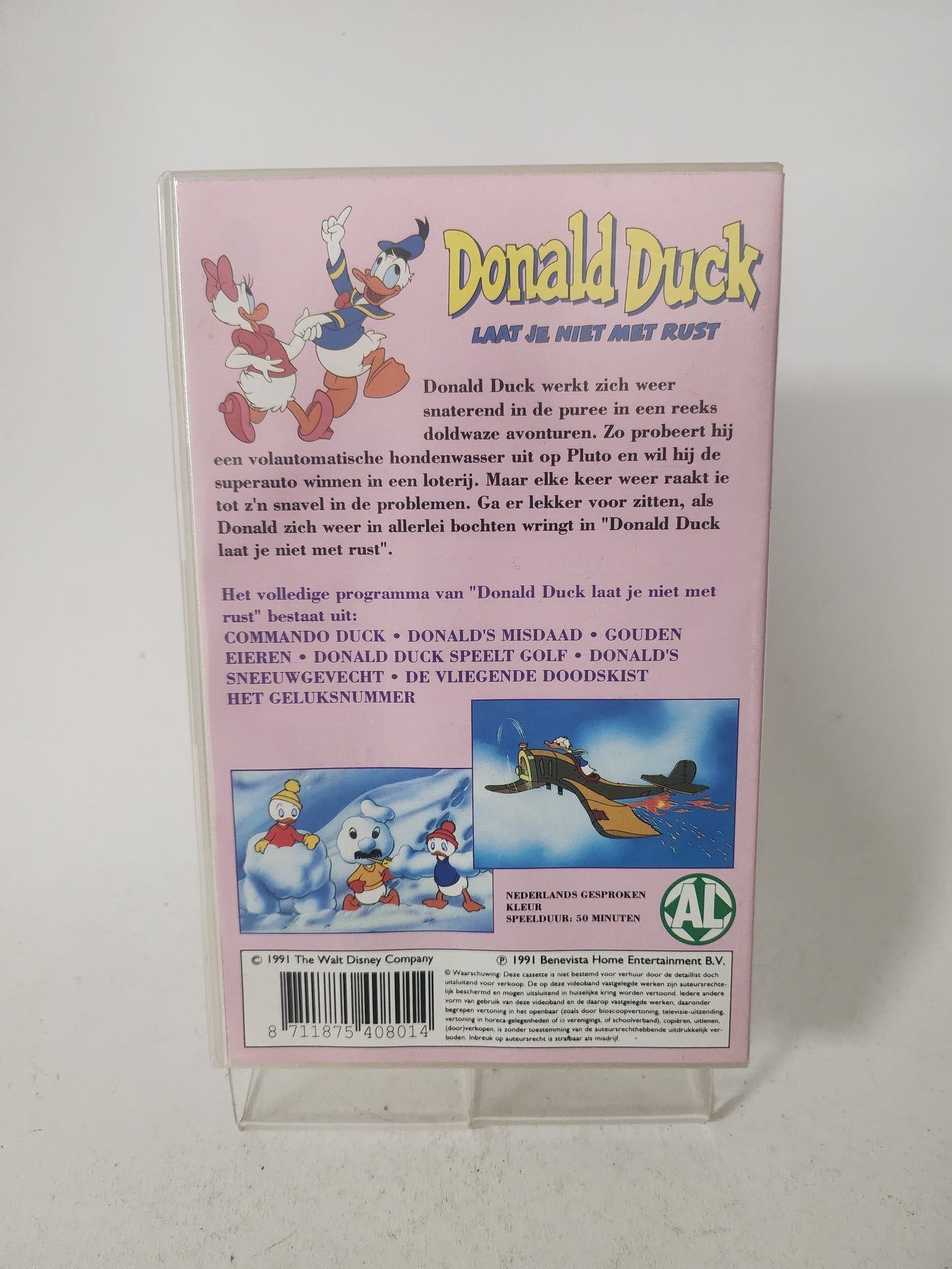 Donald Duck: Laat je niet met Rust VHS Kids