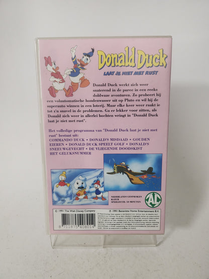 Donald Duck: Laat je niet met Rust VHS Kids